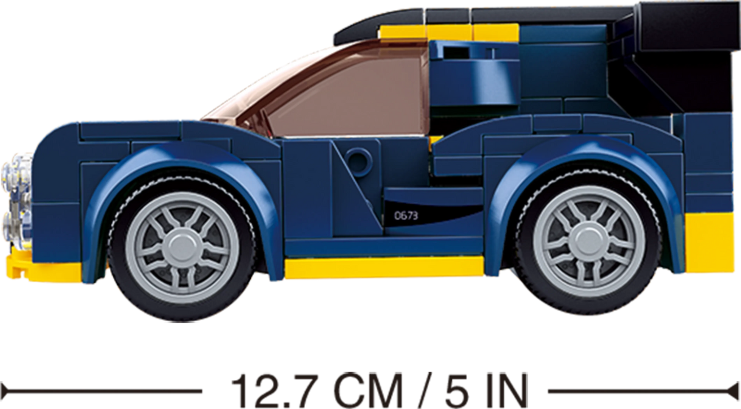 Car Club Building Brick Kit, LeMans Car (154 Pcs)