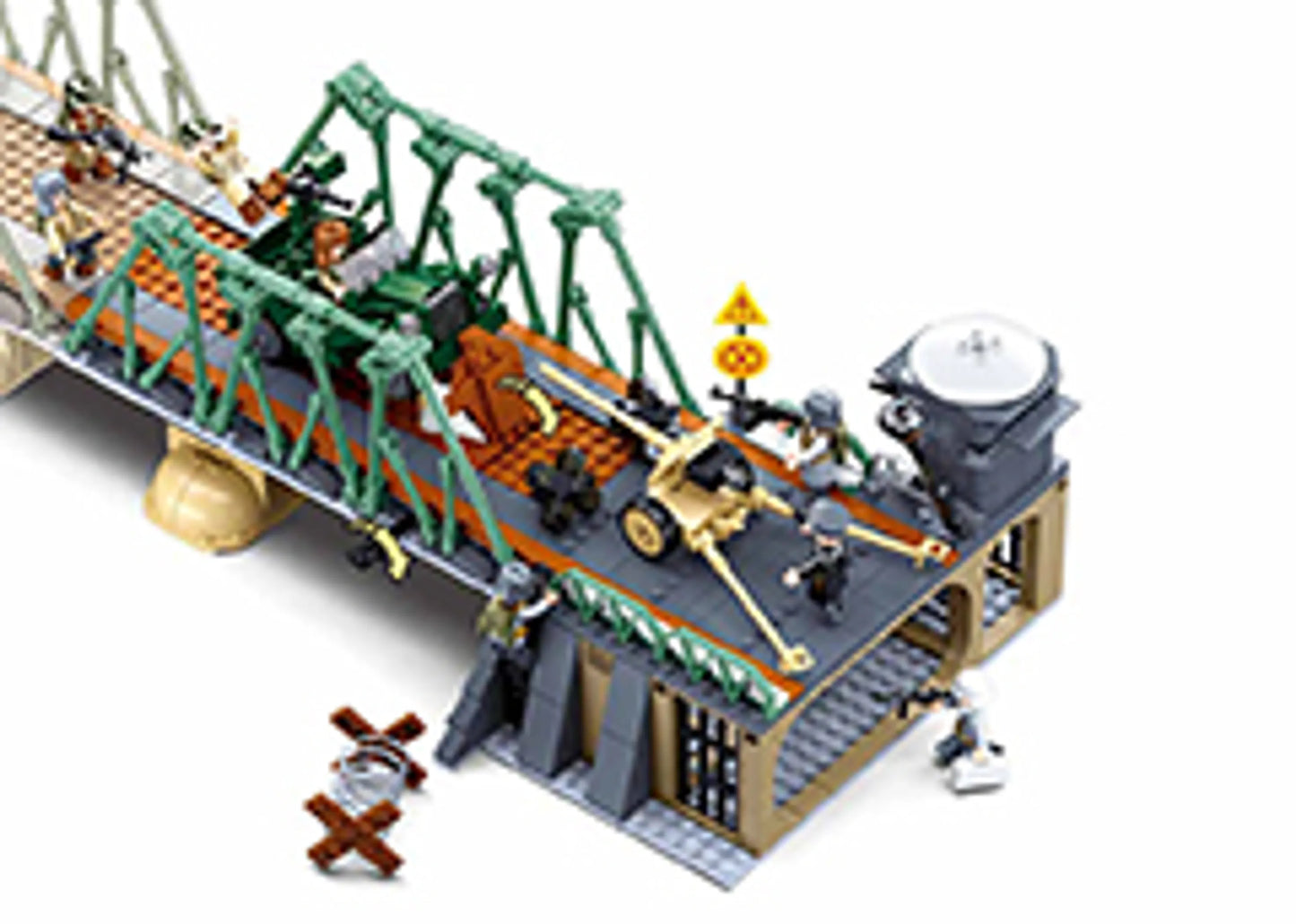 Winter Counter Attack Battle Building Brick Kit (769 pcs)
