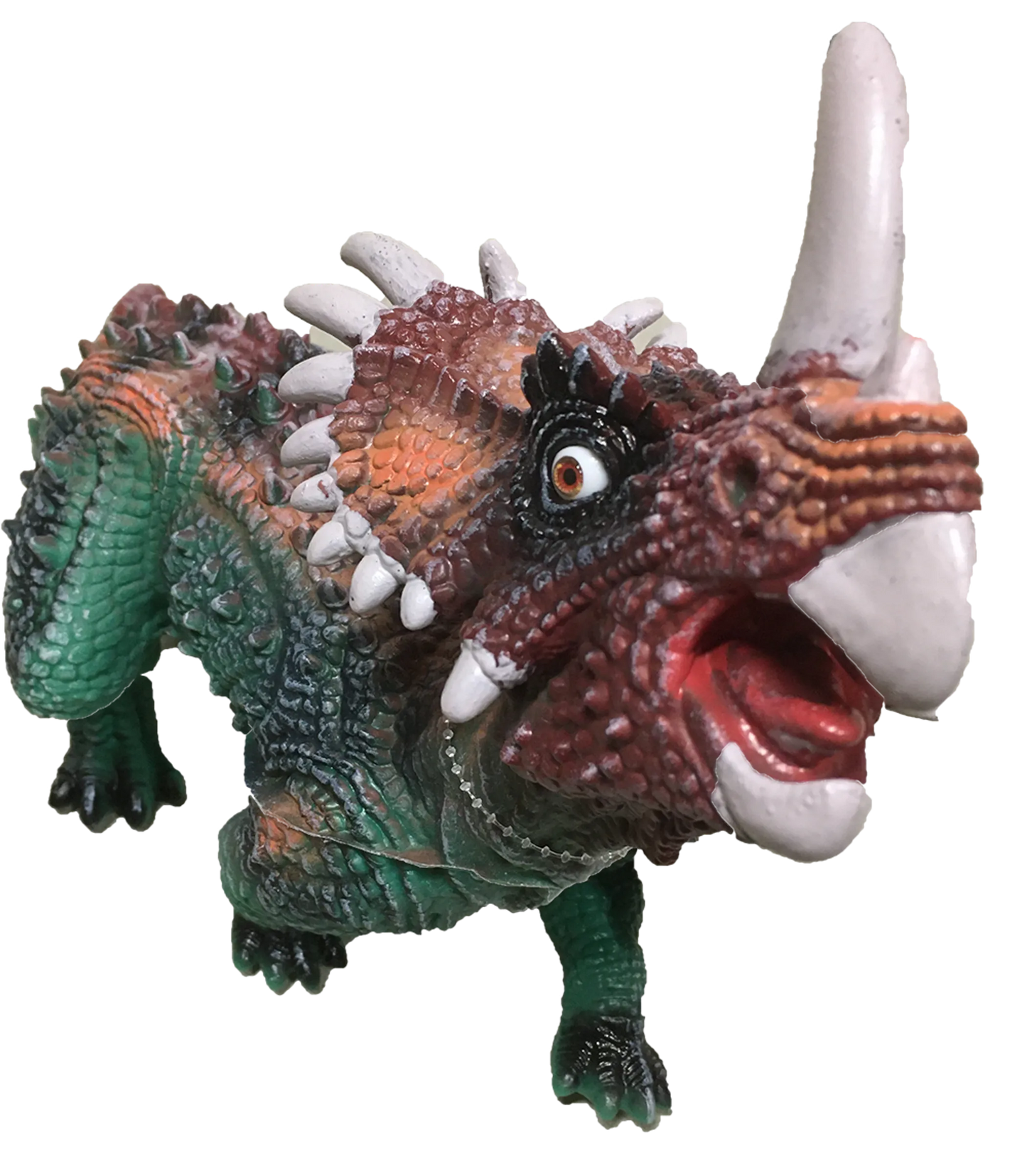 Styracosaurus 17" Vinyl Dinosaur Figurine with Sound Effects