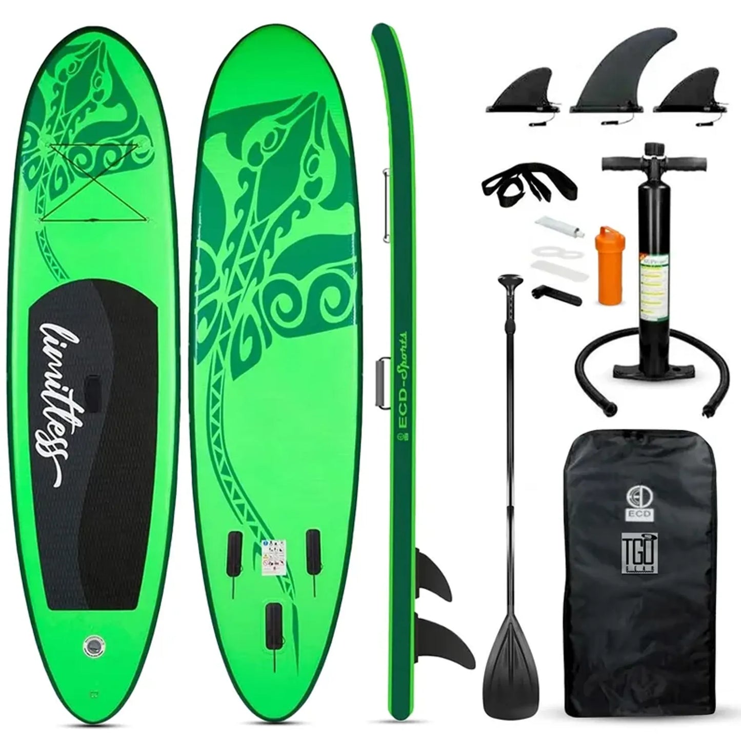 TGO Gear Inflatable Stand Up Paddle Board