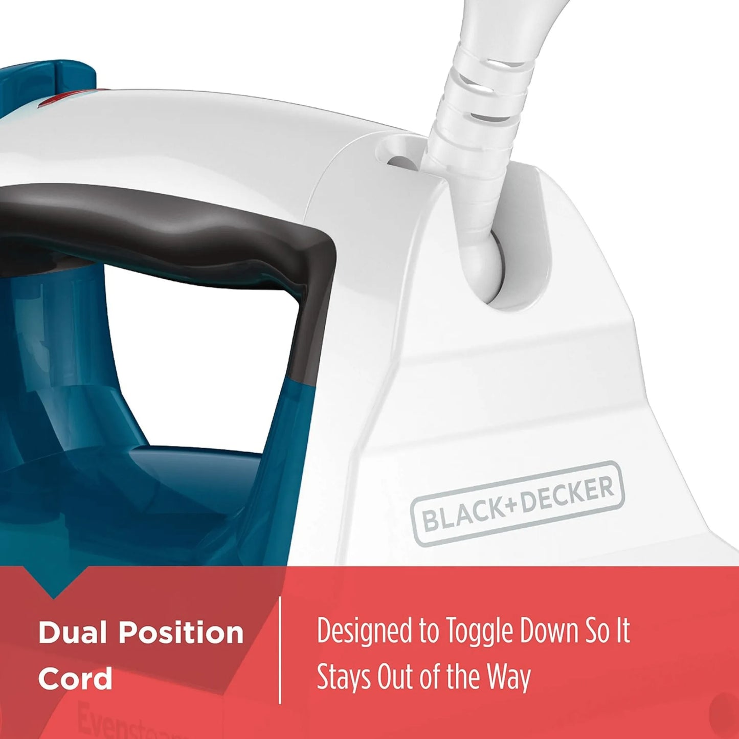 Black & Decker Easy Steam TrueGlide Nonstick SmartSteam Compact Iron