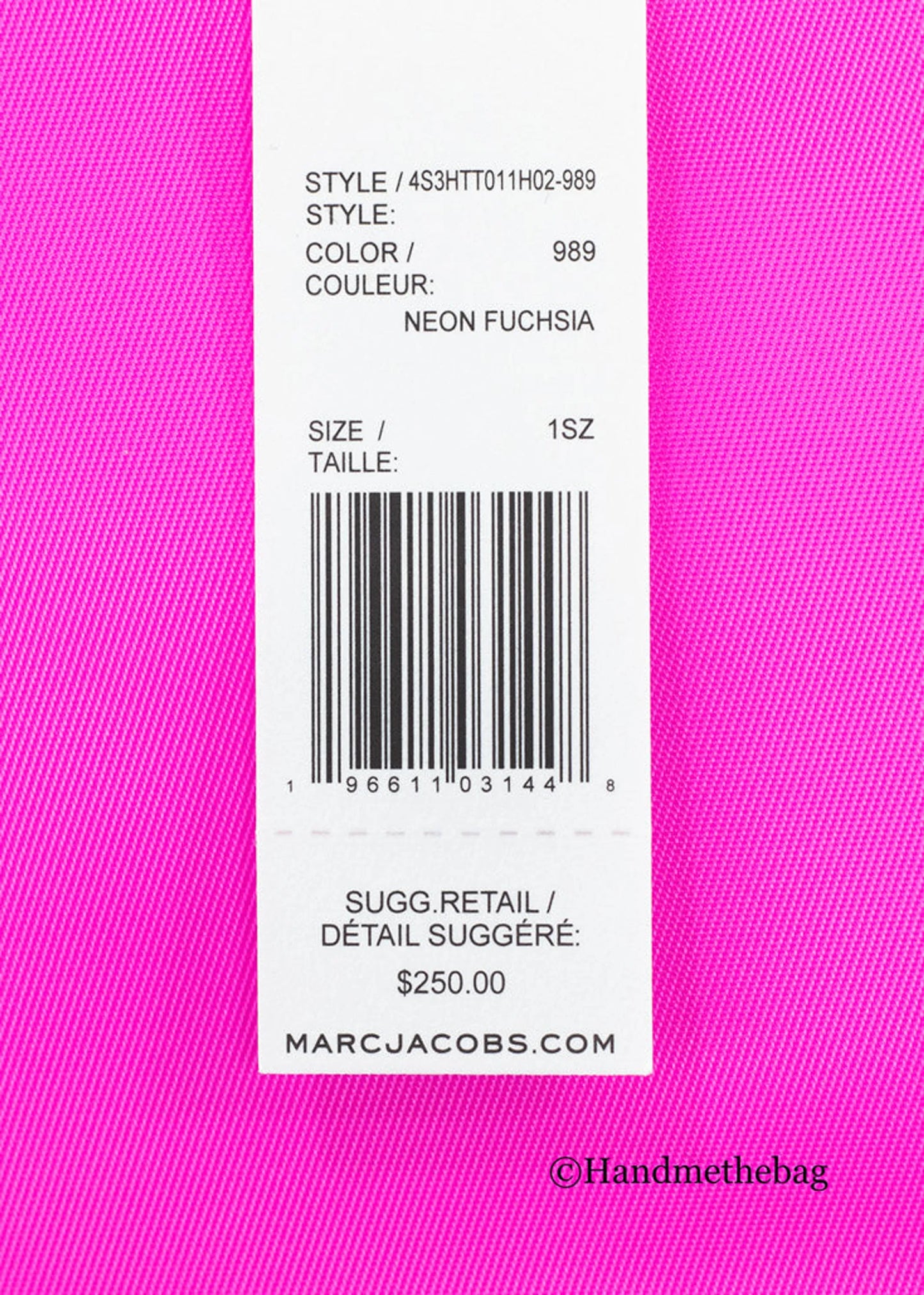 Marc Jacobs Nylon Tote Convertible Bag