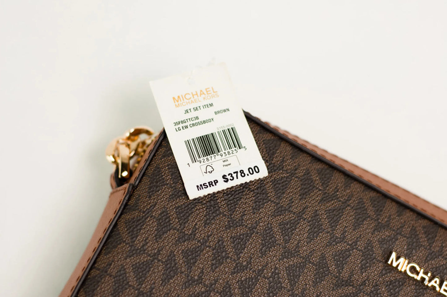 Michael Kors Jet Set EW Logo Crossbody Bag