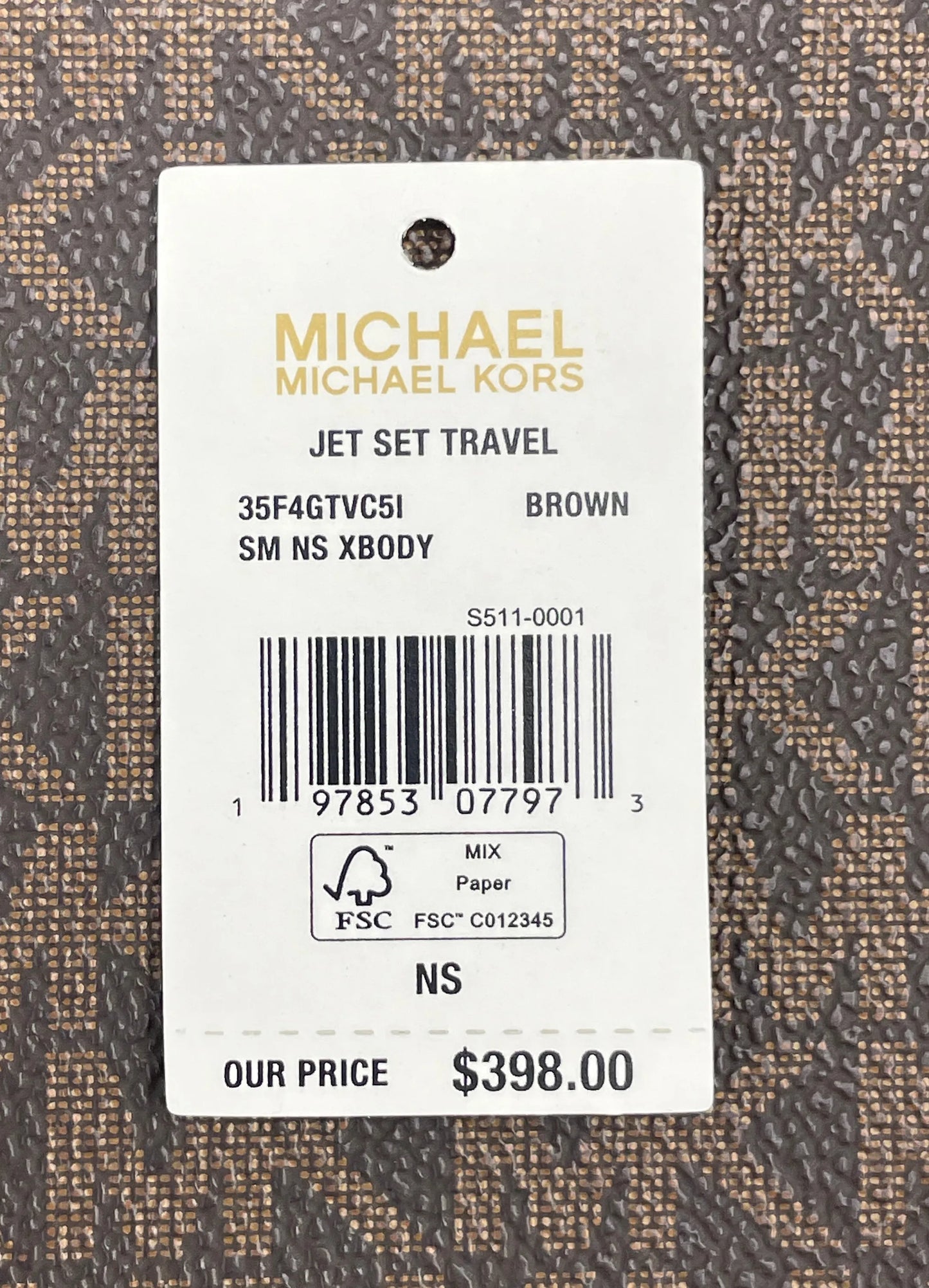 Michael Kors Jet Set Messenger Crossbody Bag