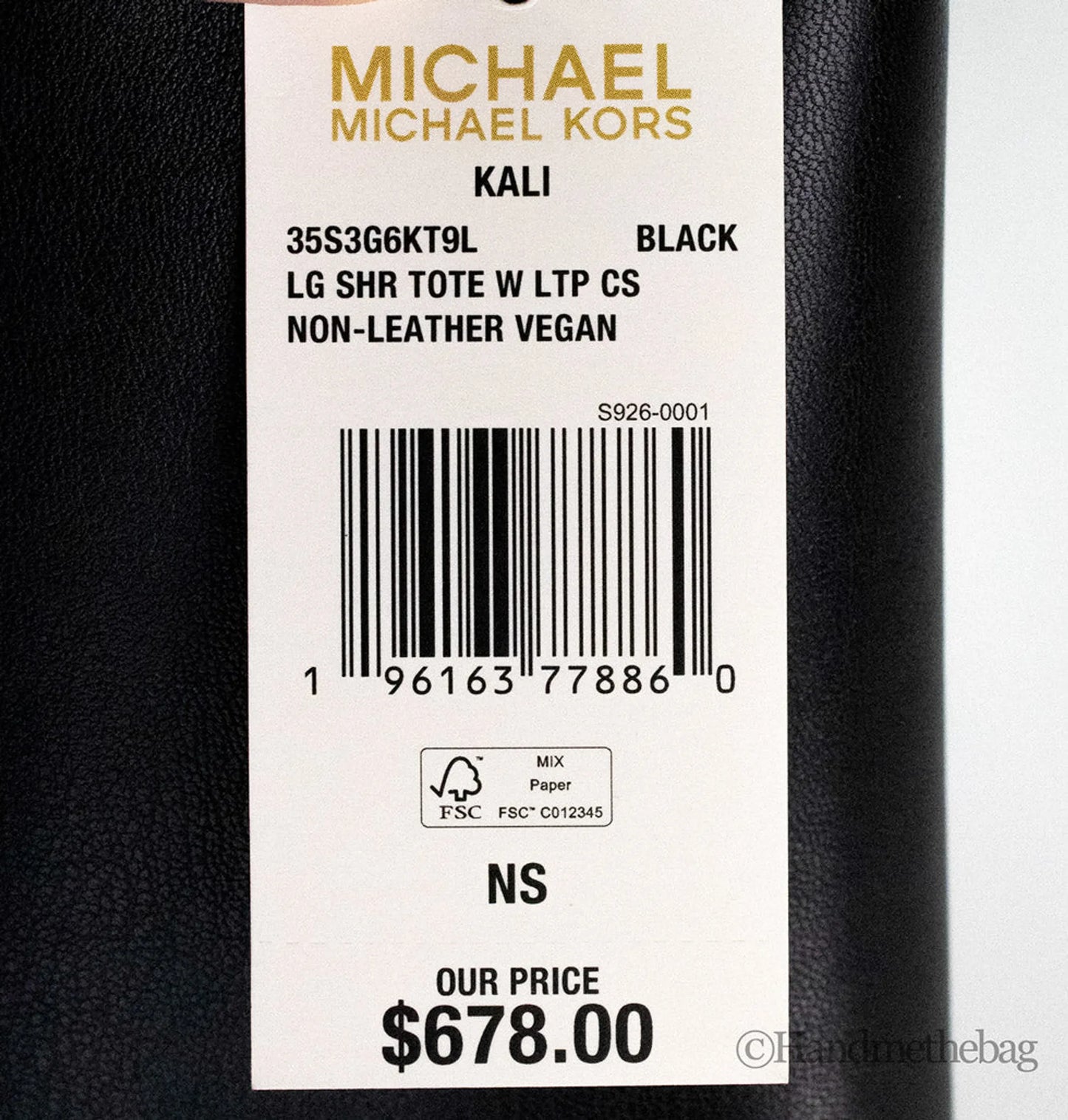 Michael Kors Kali Leather Laptop Case Tote Bag