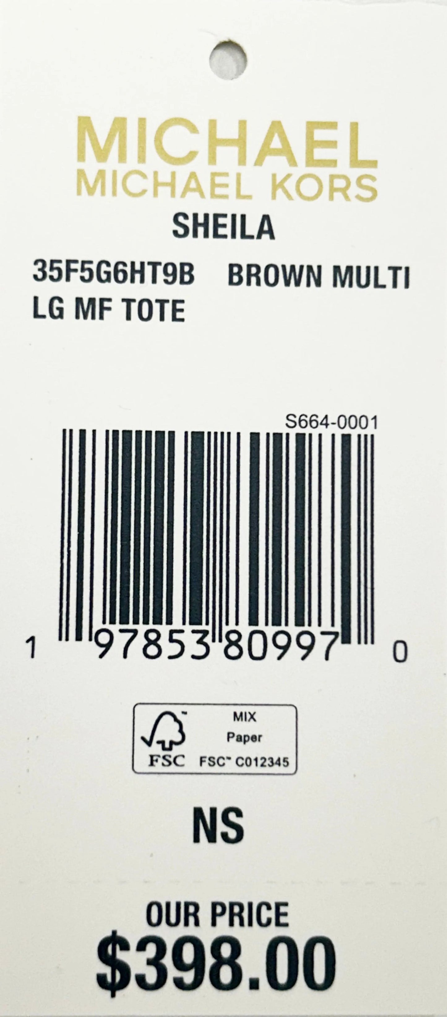 Michael Kors Sheila Signature Tote Bag