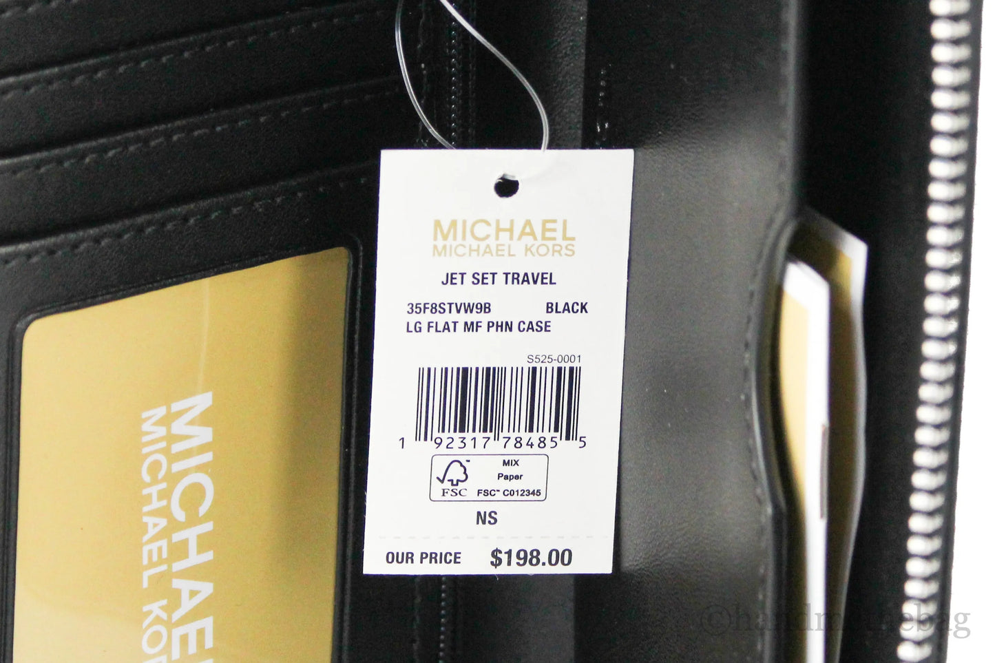 Michael Kors Jet Set Leather Multifunction Phone Wrist Wallet