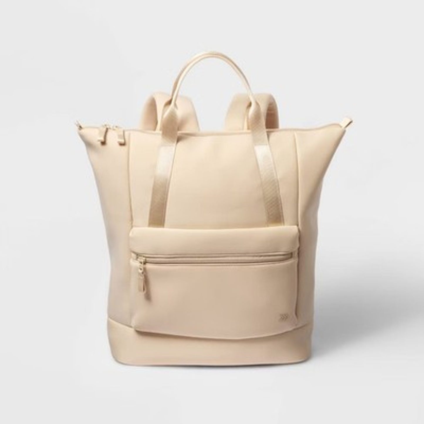 All In Motion Faux Neoprene Tote Backpack - Water Repellent Tan