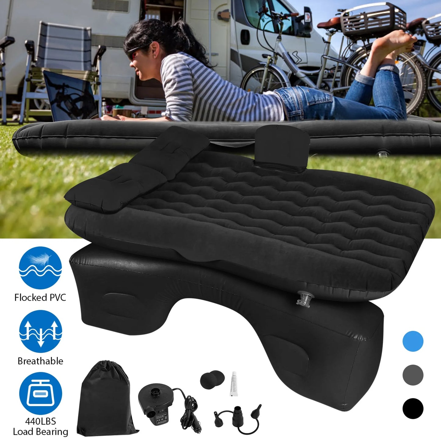Car Air Mattress Bed Inflation Car