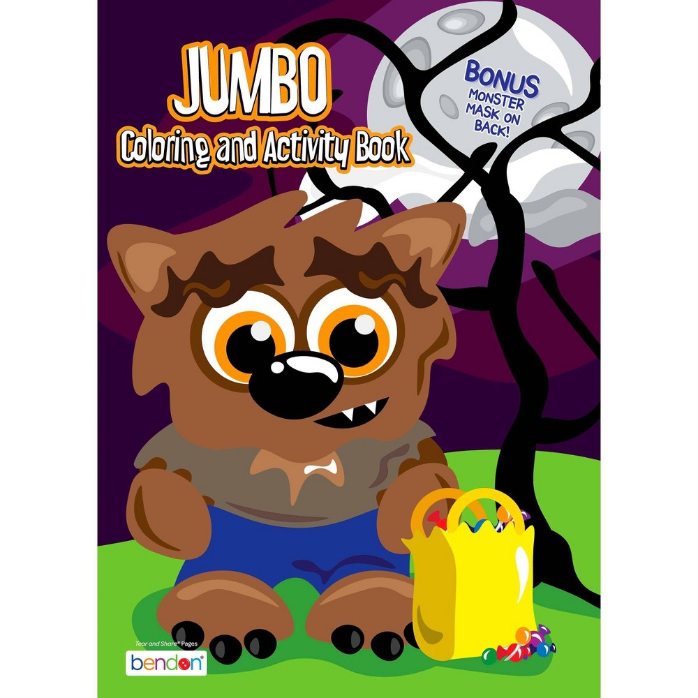 Bendon Werewolf Halloween Coloring Book Pre Buy May 30