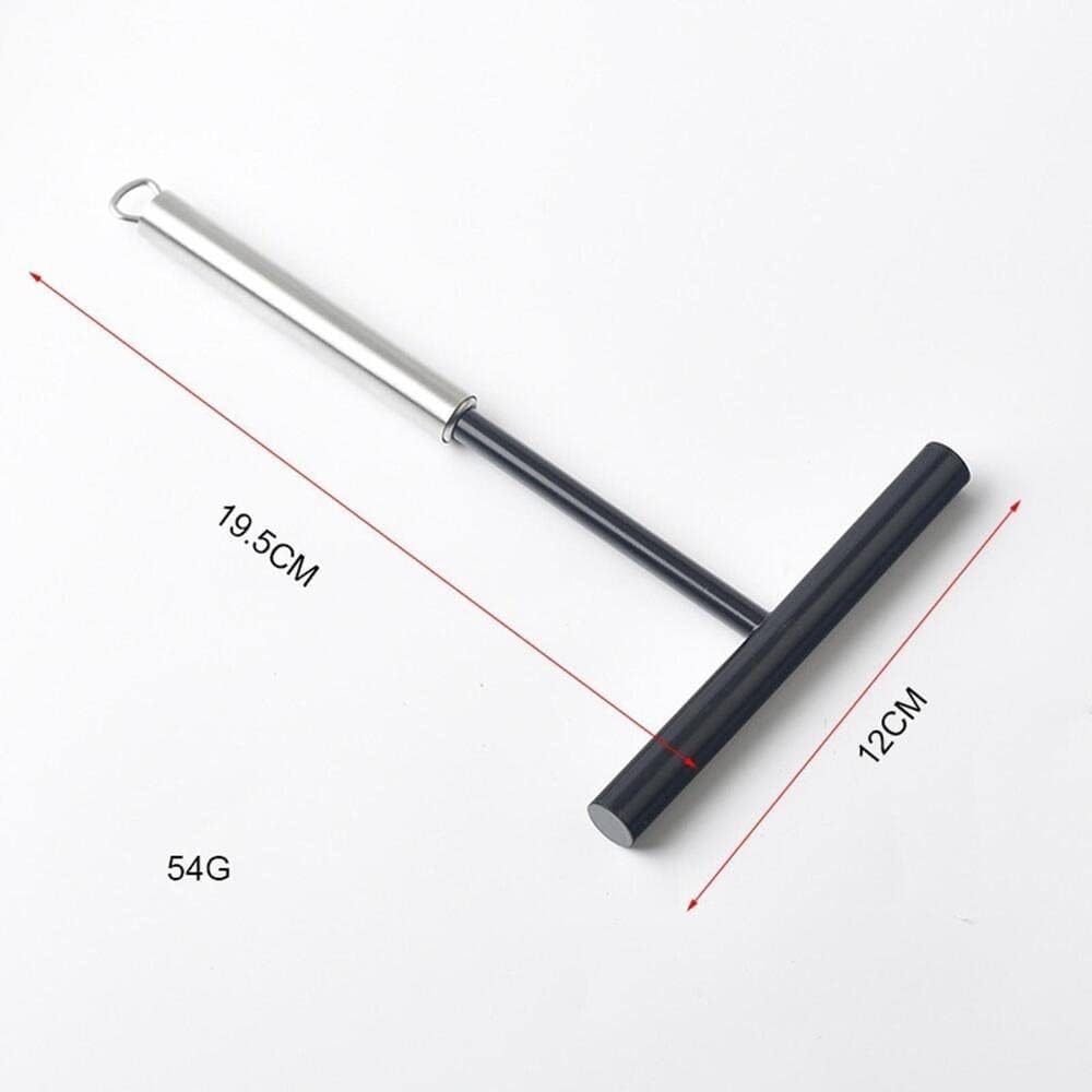 2 Pack T Shape Stainless Steel Batter Spreader Scraper with Hanging Hole Non Stick Dough Batter Spreader Spatula Crepe Making Tool for Restaurant BST220