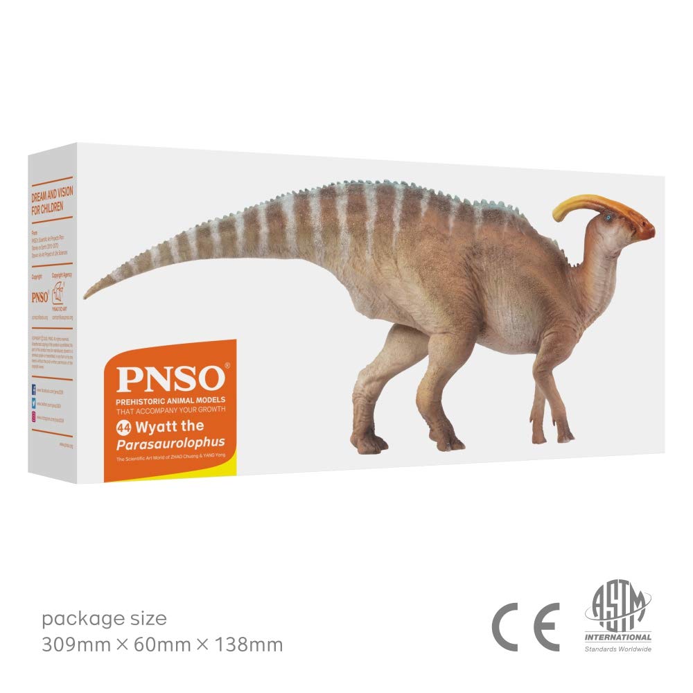 PNSO Prehistoric Dinosaur Models (44 Wyatt The Parasaurolophus) RD3