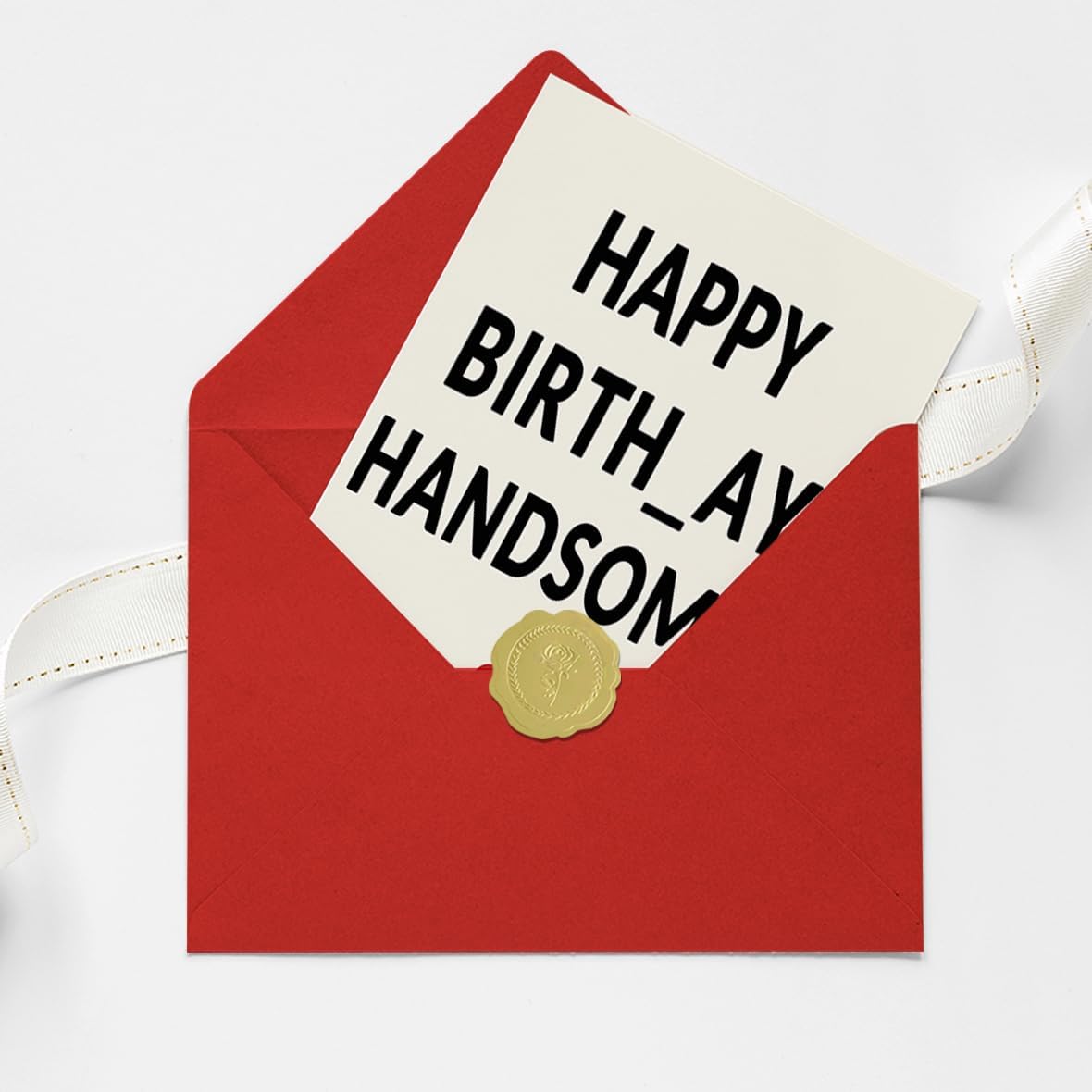 fancu Funny Birthday Card for Boyfriend, Cheeky Card for Husband | 5 x 7 inch cheeky birthday card with matte finish, printed message, red envelope, and sticker for boyfriend or husband BST202