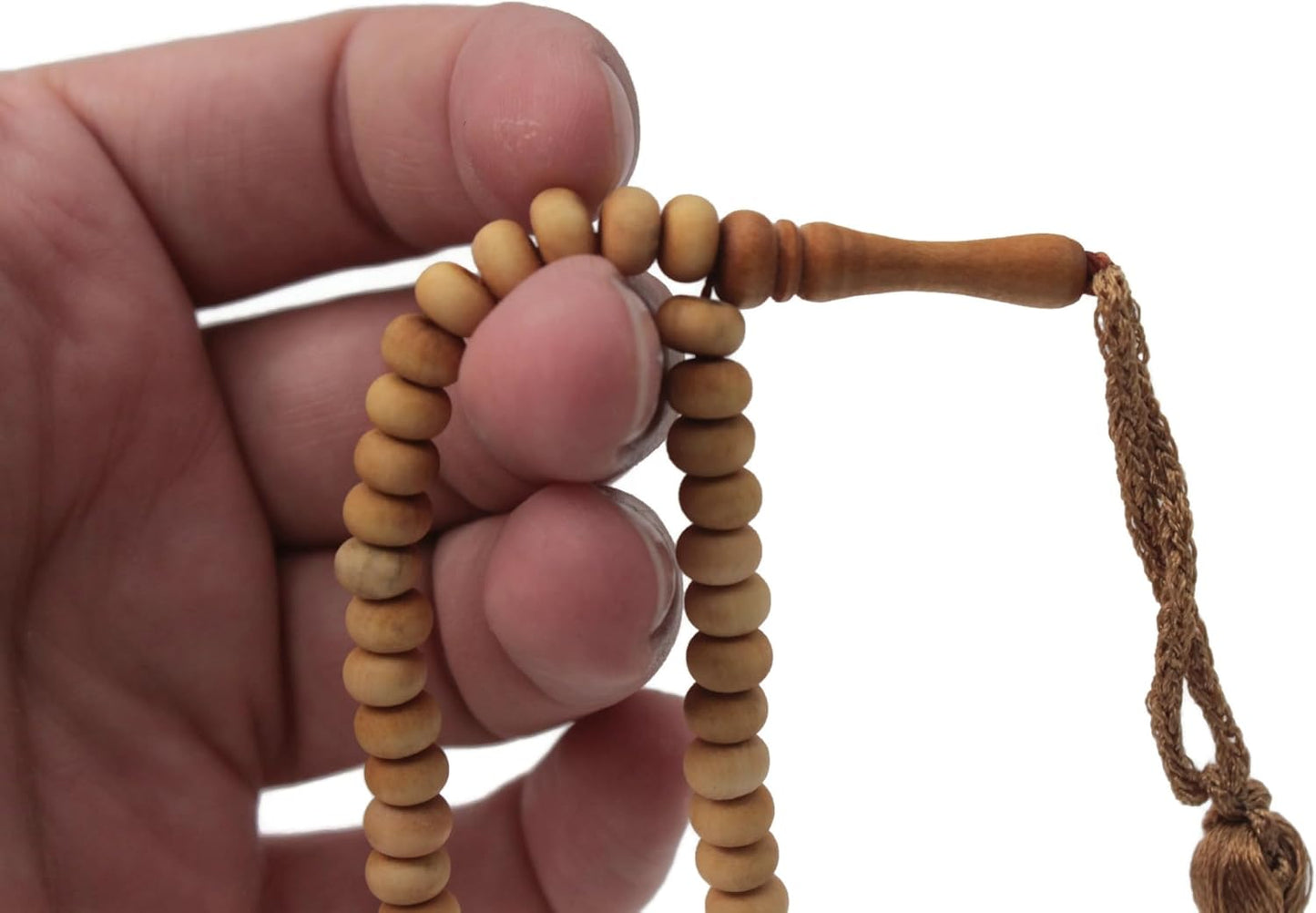 500 Beaded Lemon Wood Tasbih, Genuine Lemon Tree Tasbih, Prayer Beads Misbaha Tesbih Tasbeeh 4.5x6.5 mm BST220
