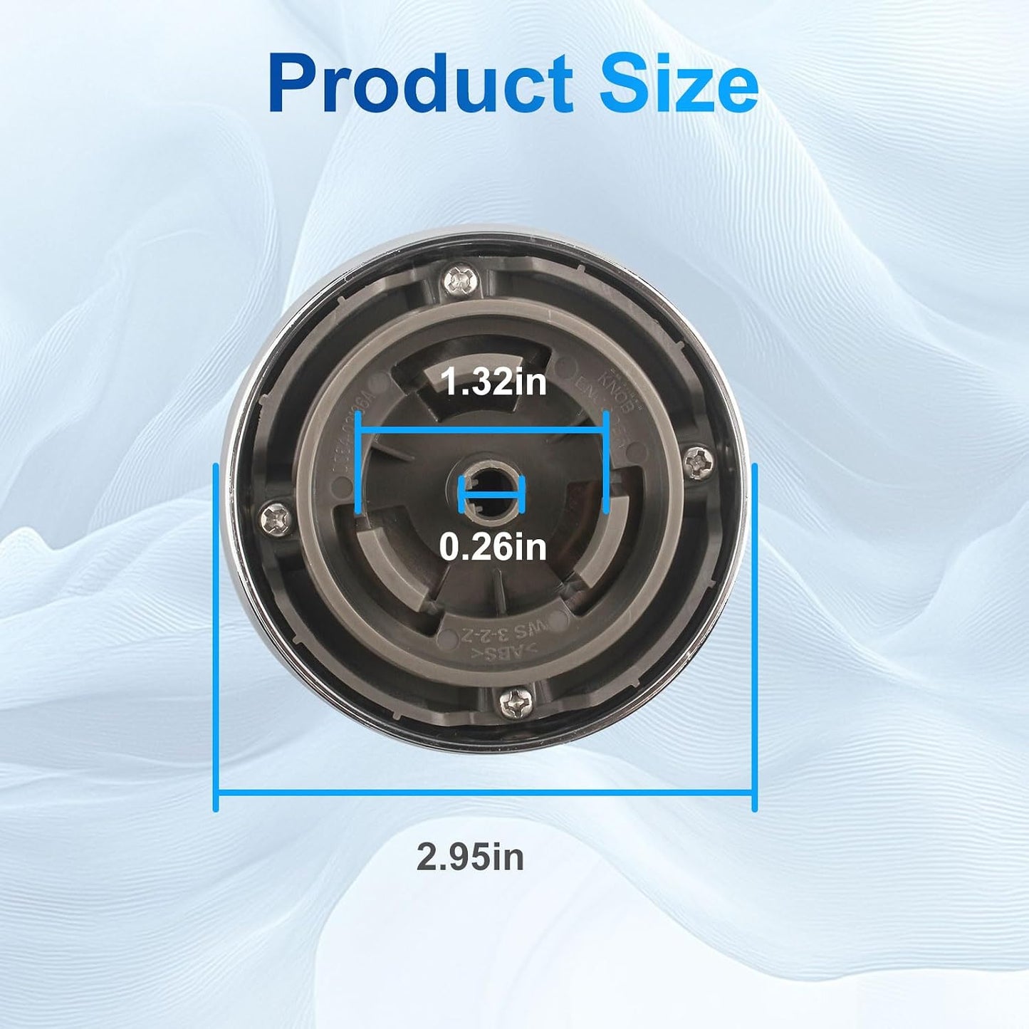 DC64-03186A Control Knob Replacement for Samsung Washer & Dryer (Compatible with WF361BVBEWR WF42H5000AW WF42H5400AF) - 1Pcs Laundry Appliance Knob BST220