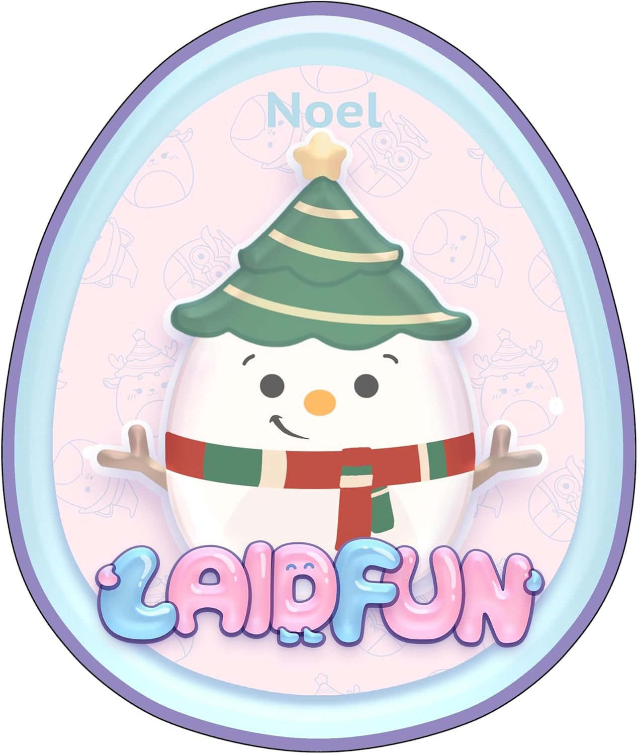 Snowman Noel Plush Toy with Tree Hat and Scarf, 11" Holiday Hug Pillow WN420