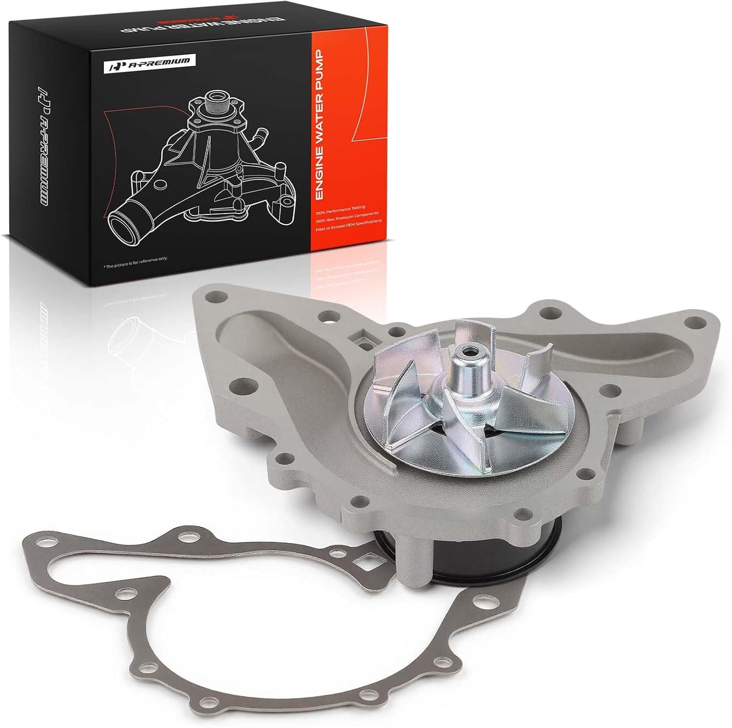 A-Premium Engine Water Pump with Gasket Compatible with Kia Sorento 2003 2004 2005 2006 V6 3.5L Petrol RD12