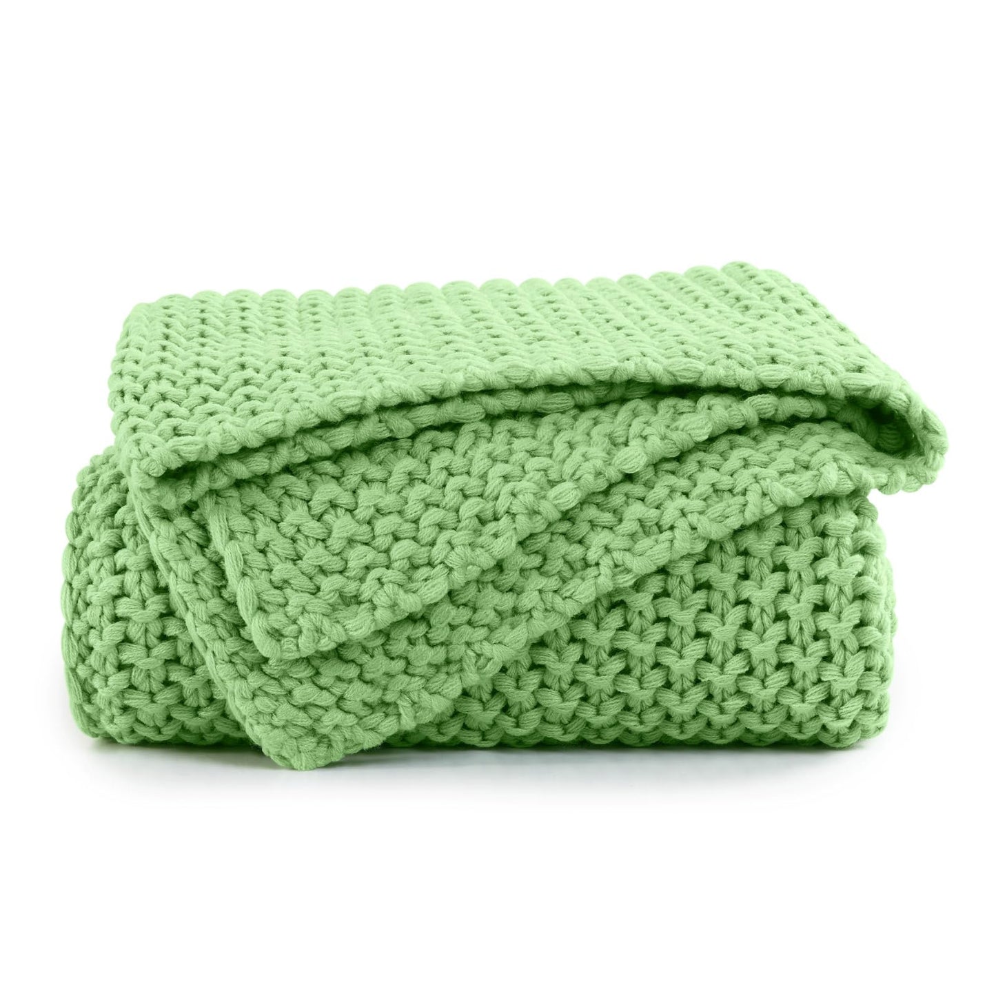BEDELITE Chunky Cable Knit Throw Blanket, Acrylic Chunky Knitted Blankets N31