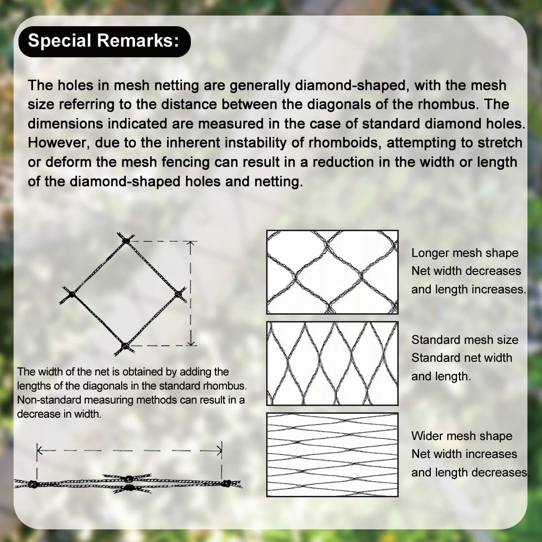 Bird Netting for Chicken Coop 50x50 Ft, 1" Mesh N31