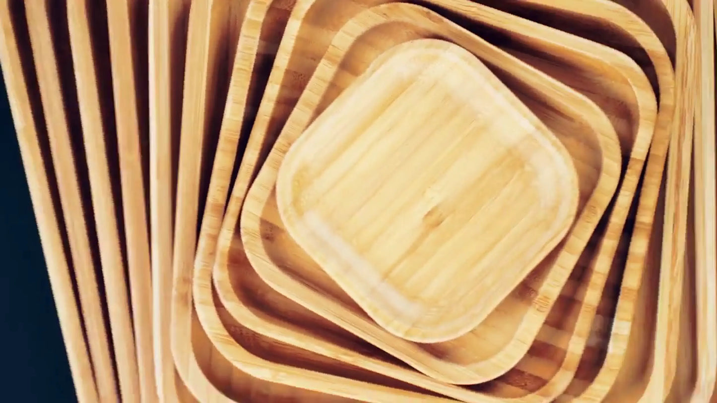 LONG SERVING BOARD WITH HANDLE 19.7" X 7.9" | 50 X 20 CM