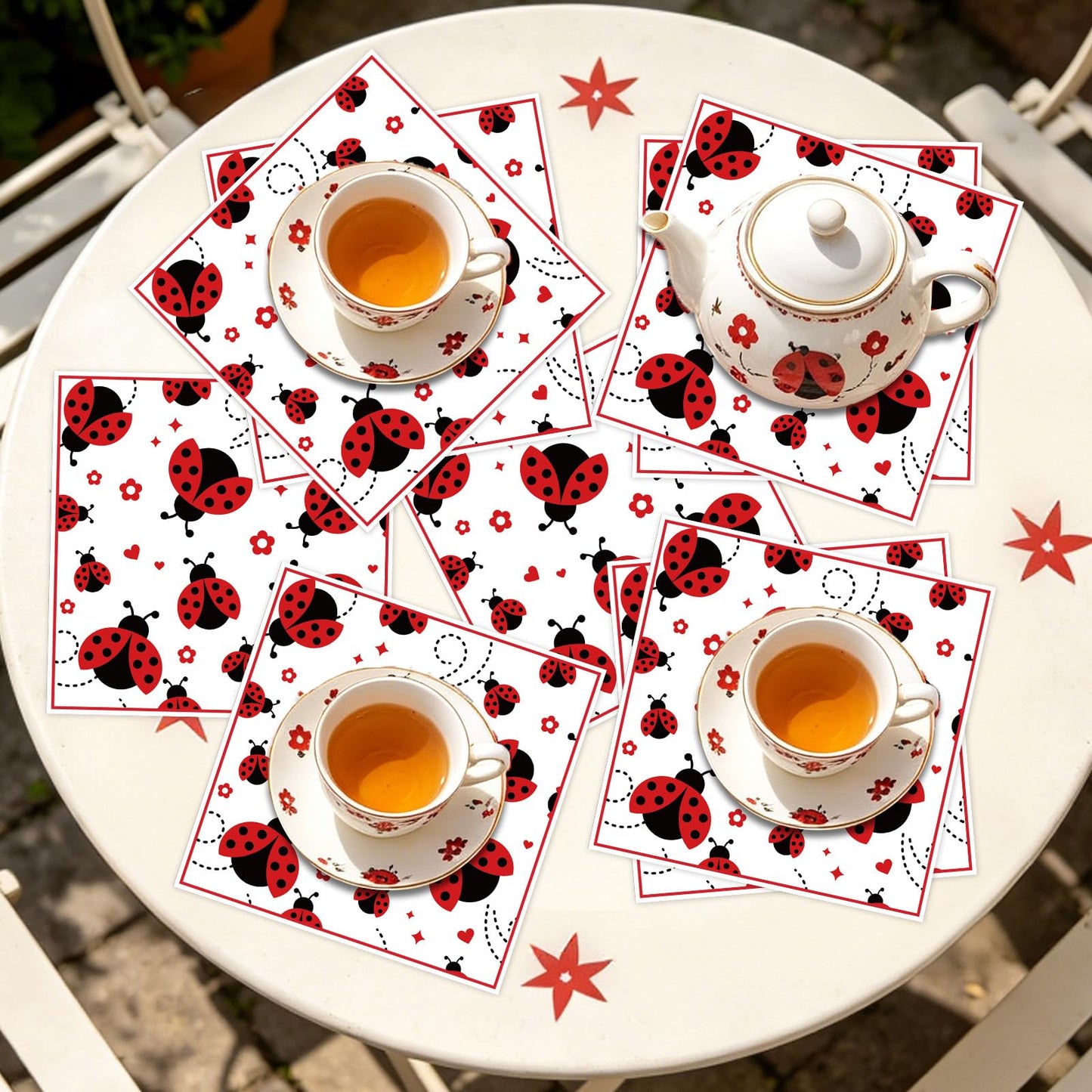 Gameza July Christmas Party Decorations, 50PCS There's Some Hohoho's in July Disposable Paper Napkins Decoration, Summer Xmas Beach Napkins Decor Supplies BST220