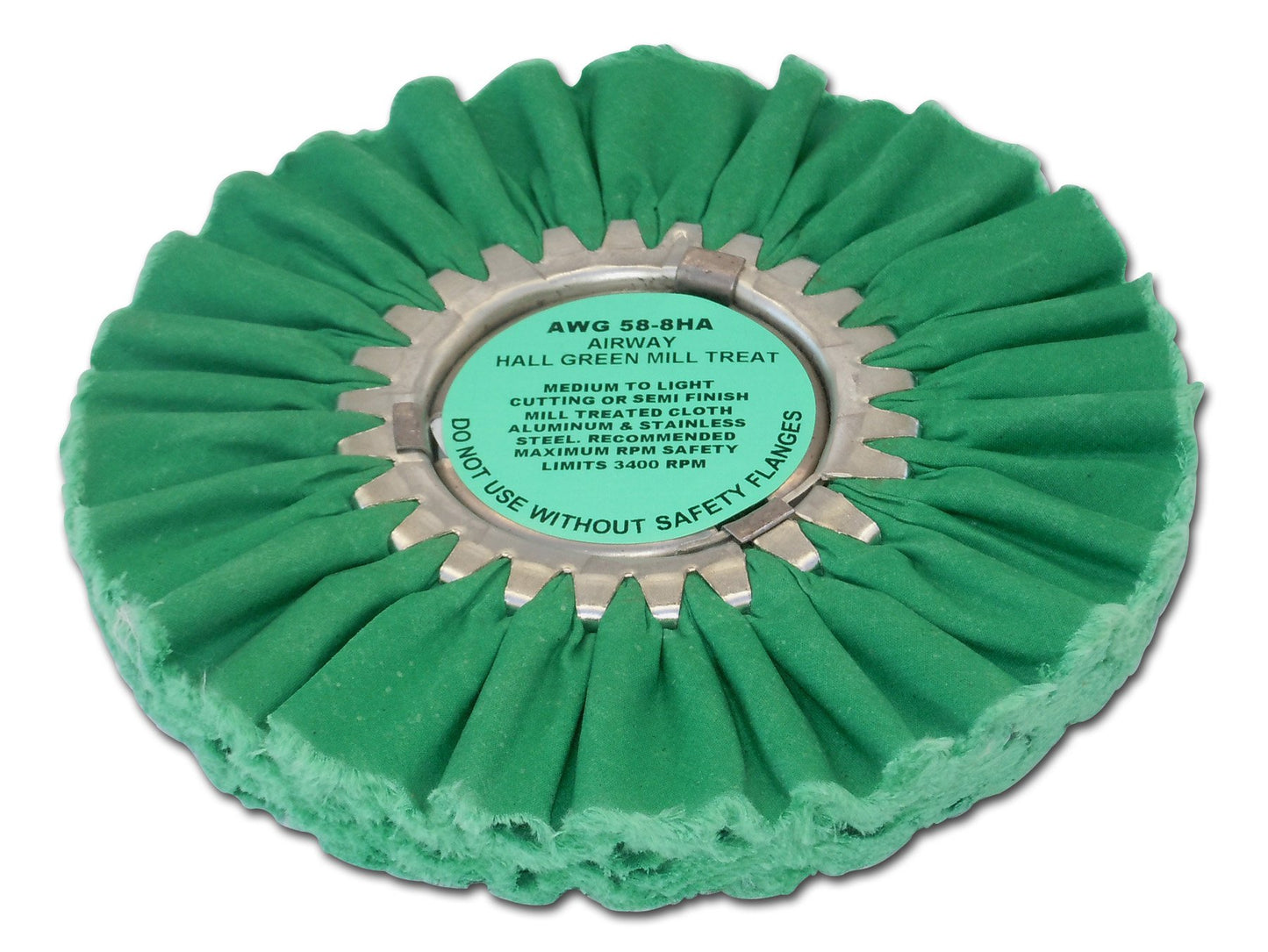 Zephyr Custom Polishing Products Airway Buffing Wheels for Industrial Polishers, Big Rigs and Lifted Trucks. Made in The U.S.A.(Cut - Yellow) WN420