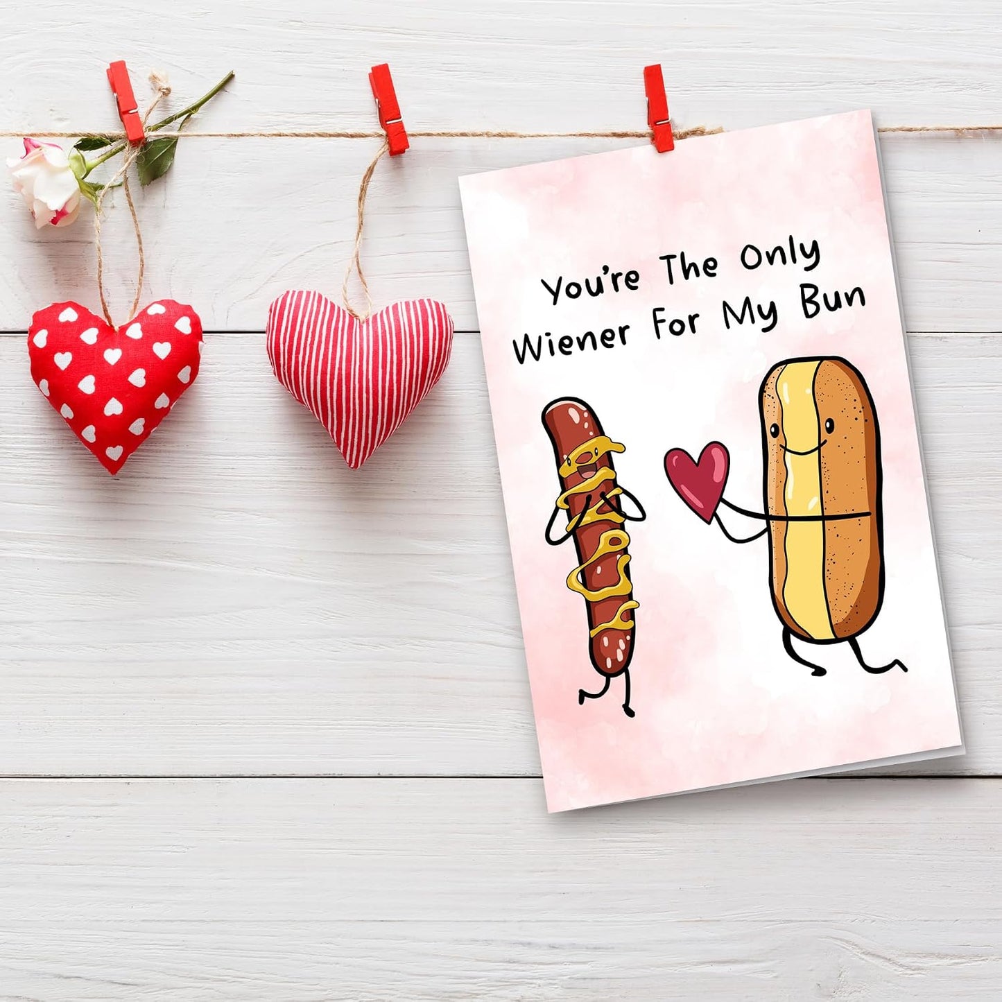 Pawzity Valentines Gifts for Him, Boyfriend, Bf, Husband, Men - Funny Valentines Card for Him - Anniversary, Birthday Gifts for Him - Single 5.3''x 8'' Funny Card with Envelope for Boyfriend, Husband WN420