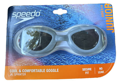 Speedo Junior Sprinter Swim Goggles Teal/Purple Ages 6-14