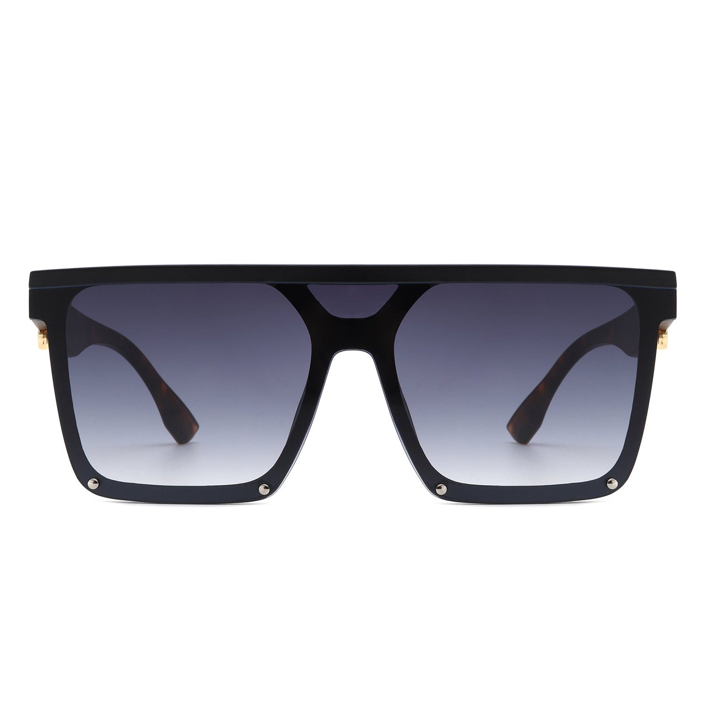 Sunquest - Oversized Square Flat Top Sunglasses for Women