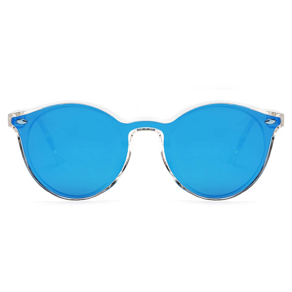 CROSBY - Unisex Fashion Retro Round Horn Rimmed Sunglasses