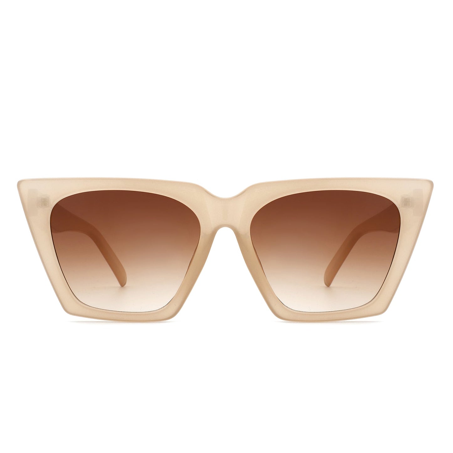 Flarebit - Women Cat Eye Retro Oversize Fashion Square Sunglasses