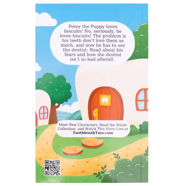 Petey the Puppy Children's Dental Storybook by Toothbrush Toys-2