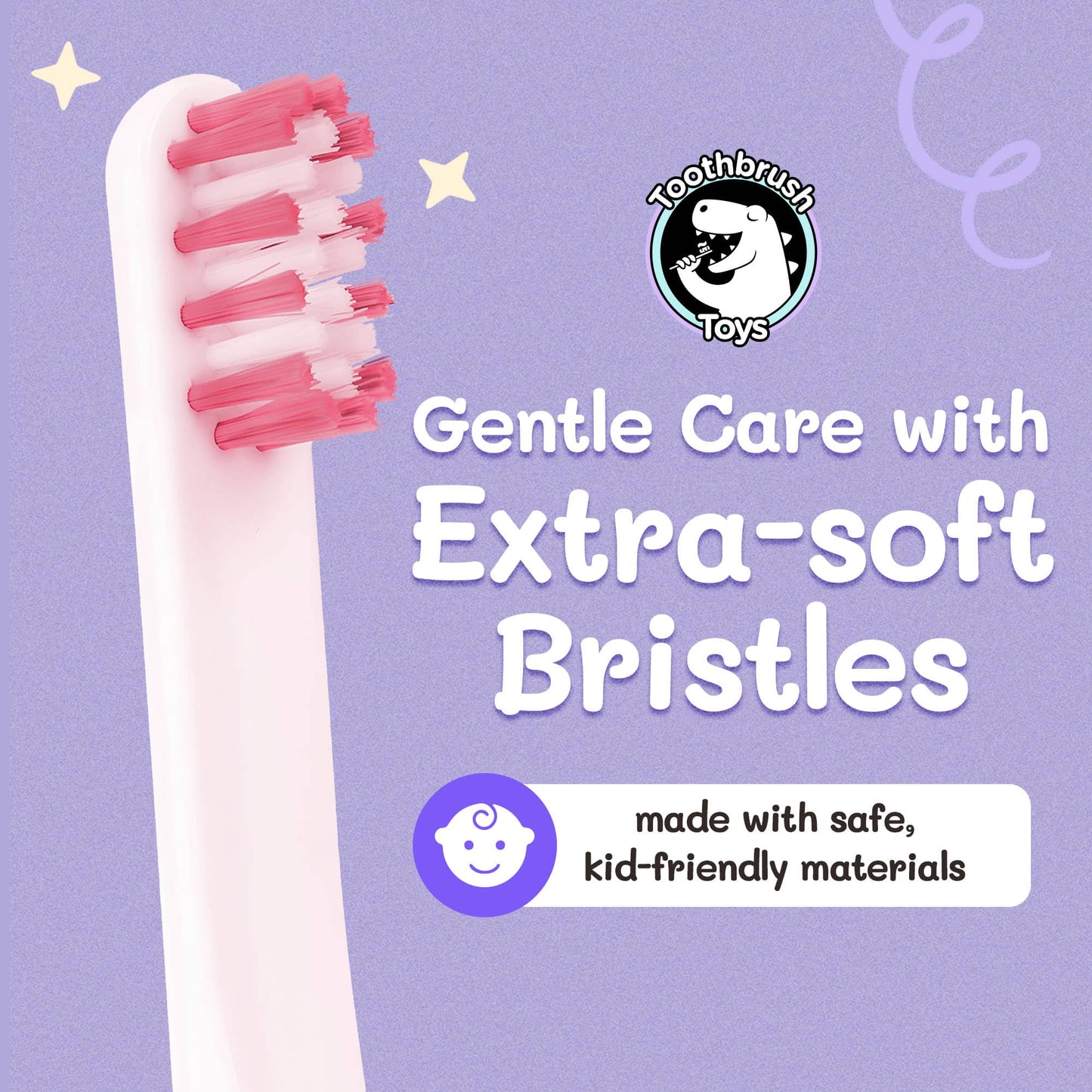 Princess Pearly Whites Toothbrush for Kids With Bonus Brush-4