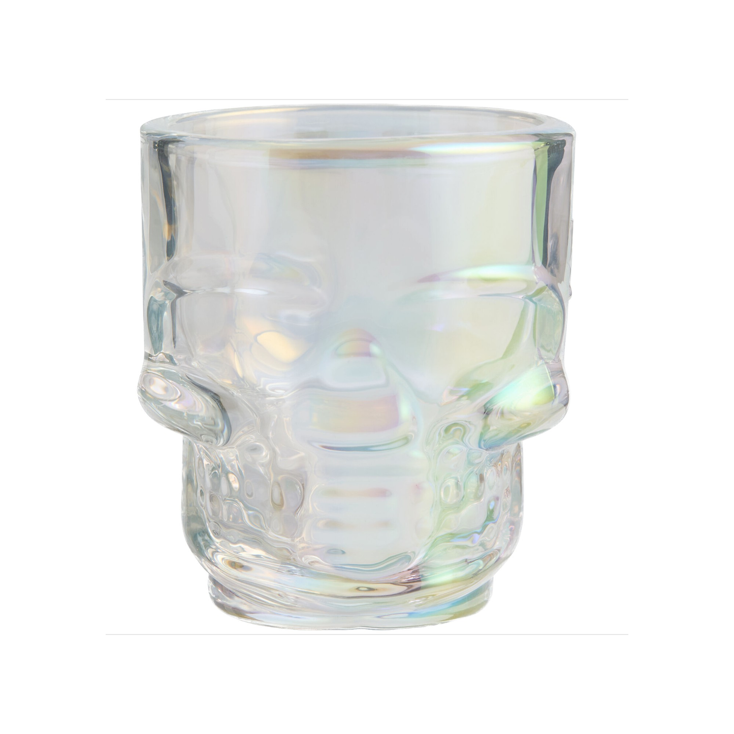 Set of 6 Skull Shot Glasses – 1.75 oz Glass Novelty Drinkware for Halloween Parties, Cocktail Bars & Home Decor-4