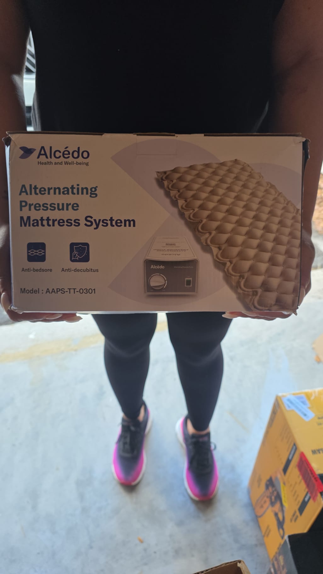 Alcedo Alternating Air Pressure Mattress Pad 30