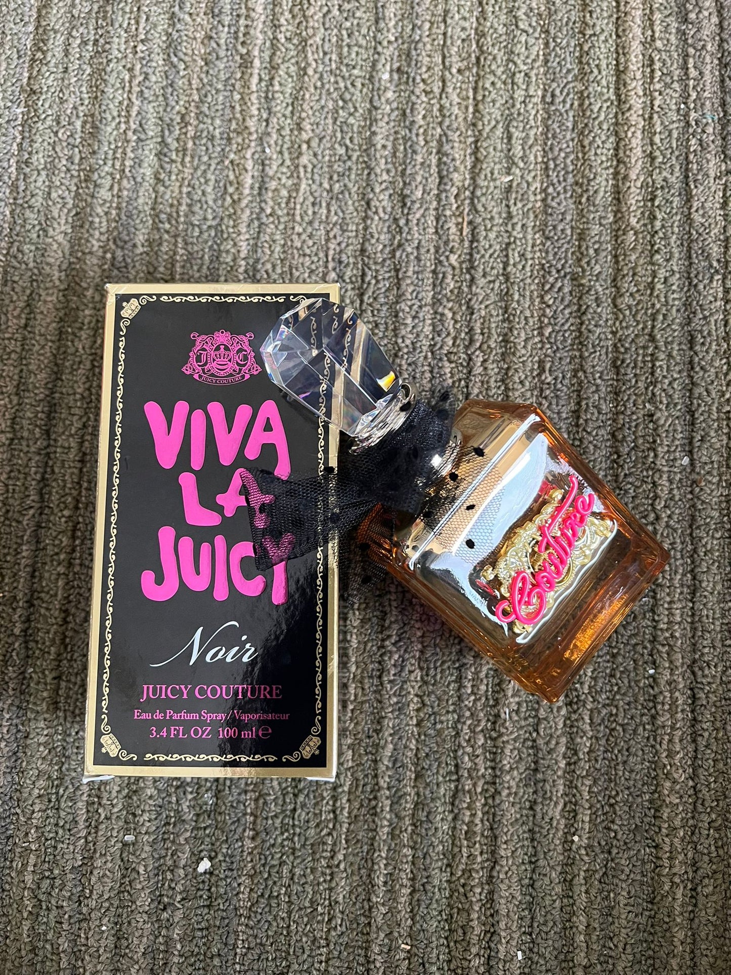 Viva La Juicy Noir by Juicy Couture for Women 3.4 oz Eau de Parfum Spray