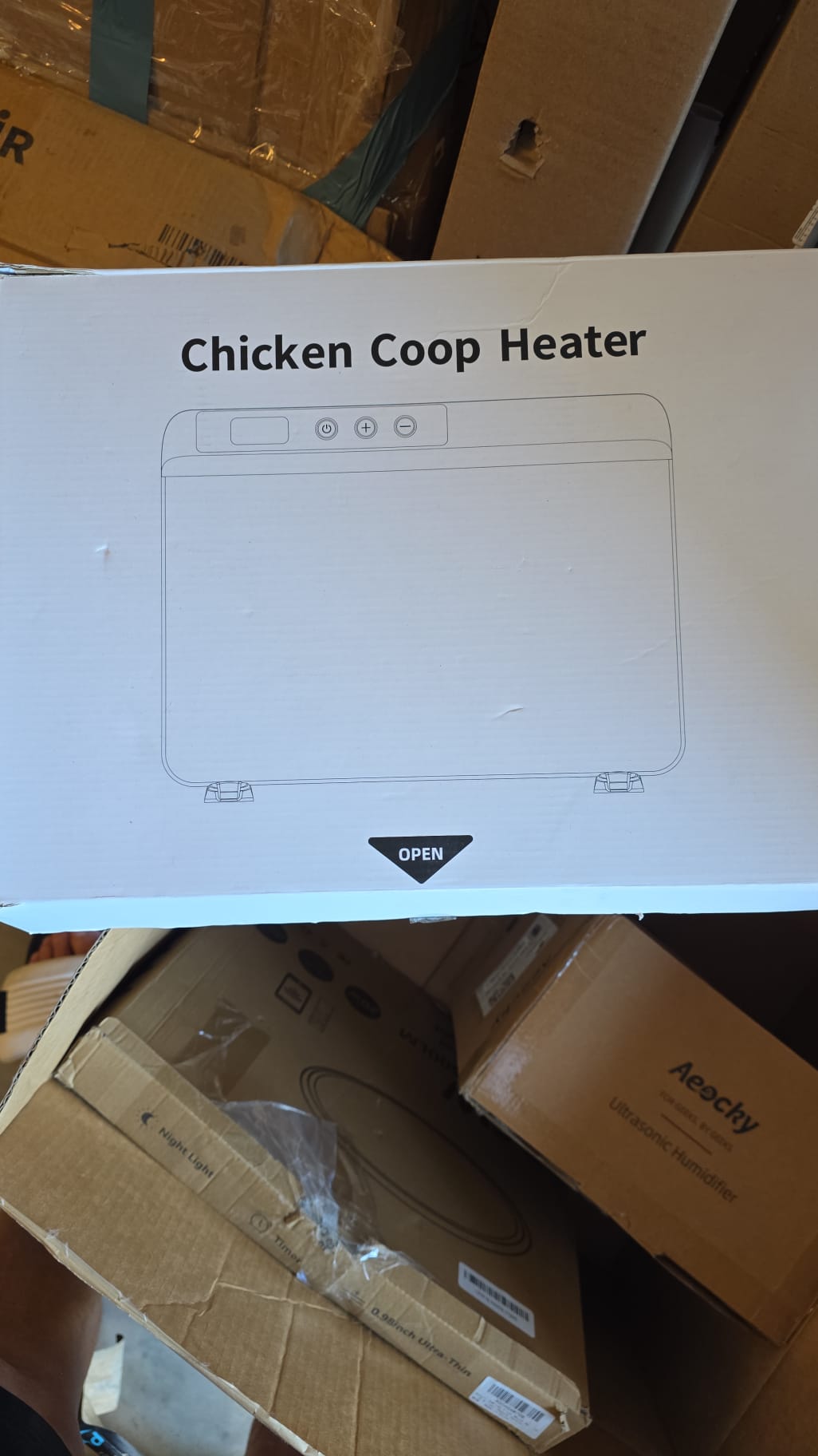 TIMEBAL 2025 Smart Chicken Coop Heater with Adjustable Temperature Remote Control 32