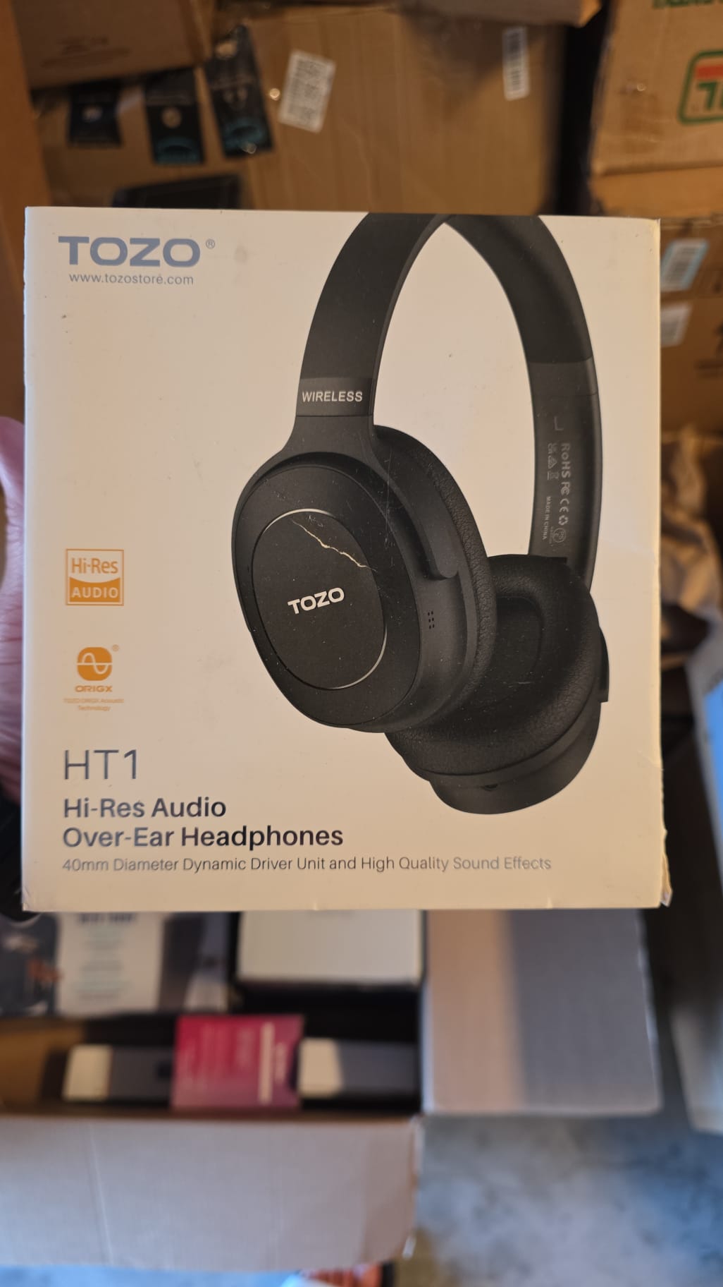 TOZO HT1 Over Ear Bluetooth 5.3 Headphones 40