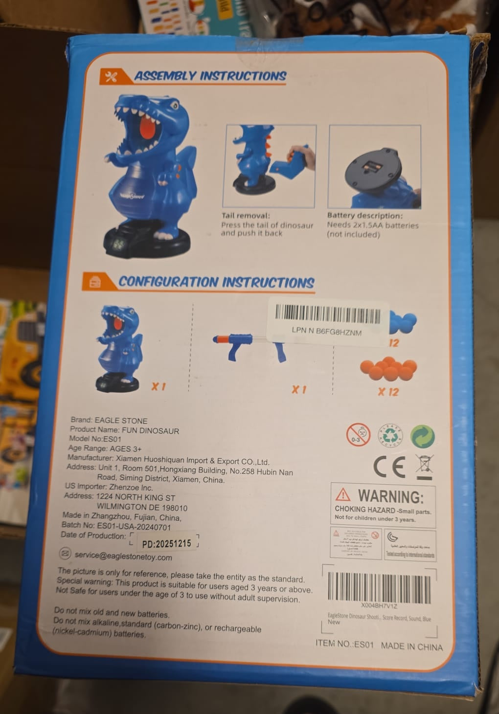 Eagle Stone FUN DINOSAUR E501 62