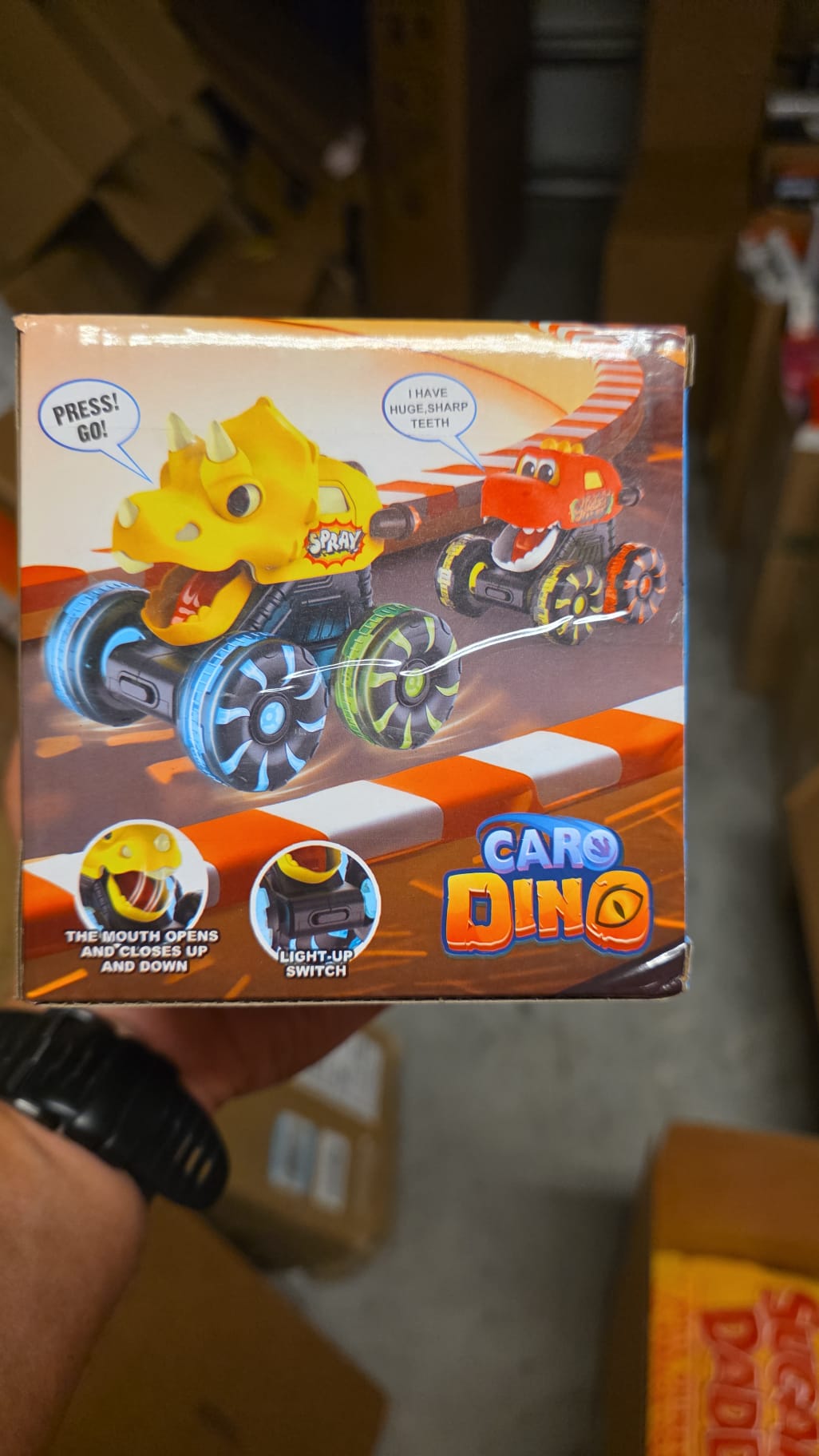 Red Chomping Dino Monster Truck Toy 66