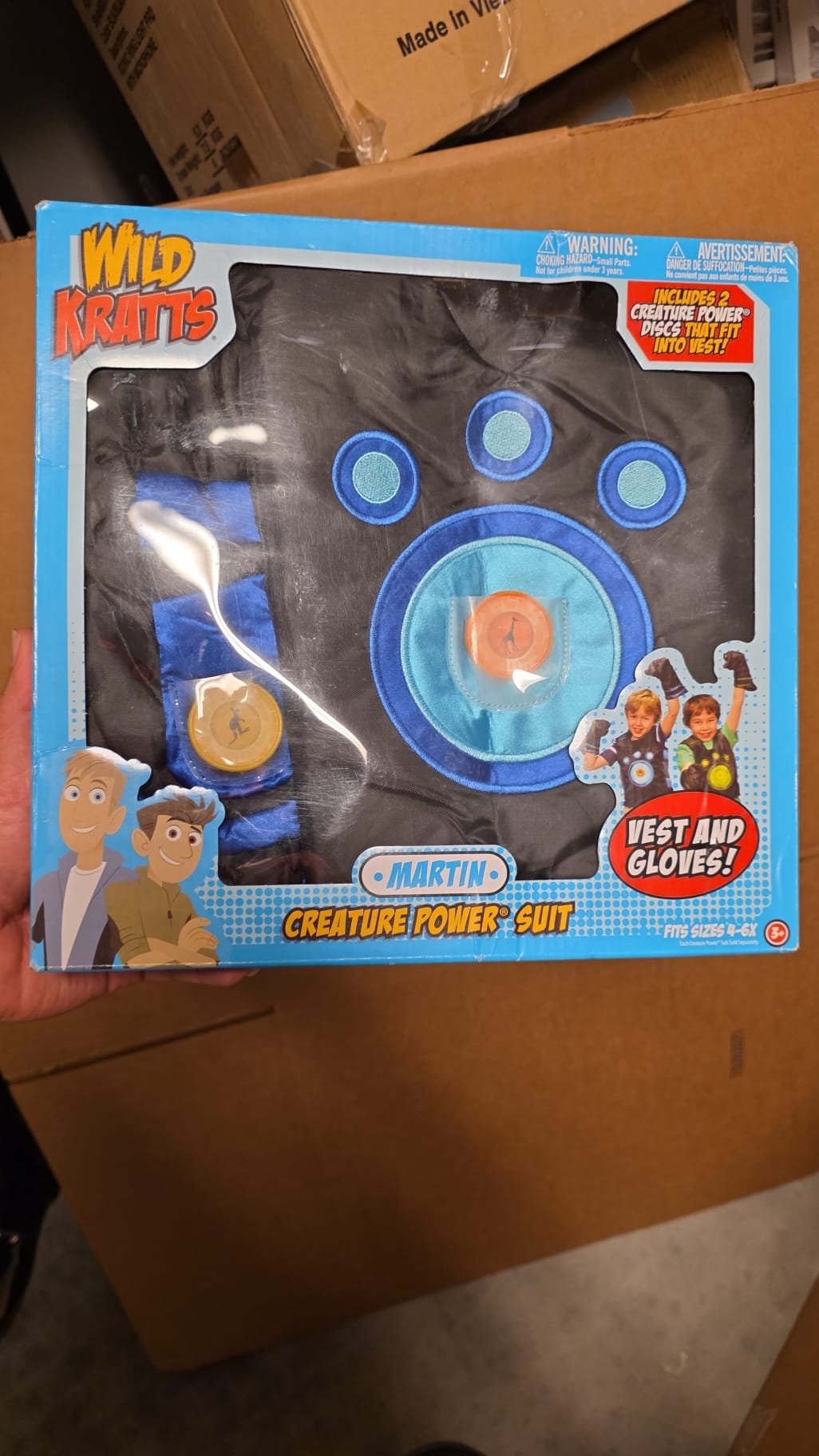 Wild Kratts Creature Power Suit Martin (Large 6-8X) Includes Vest 68