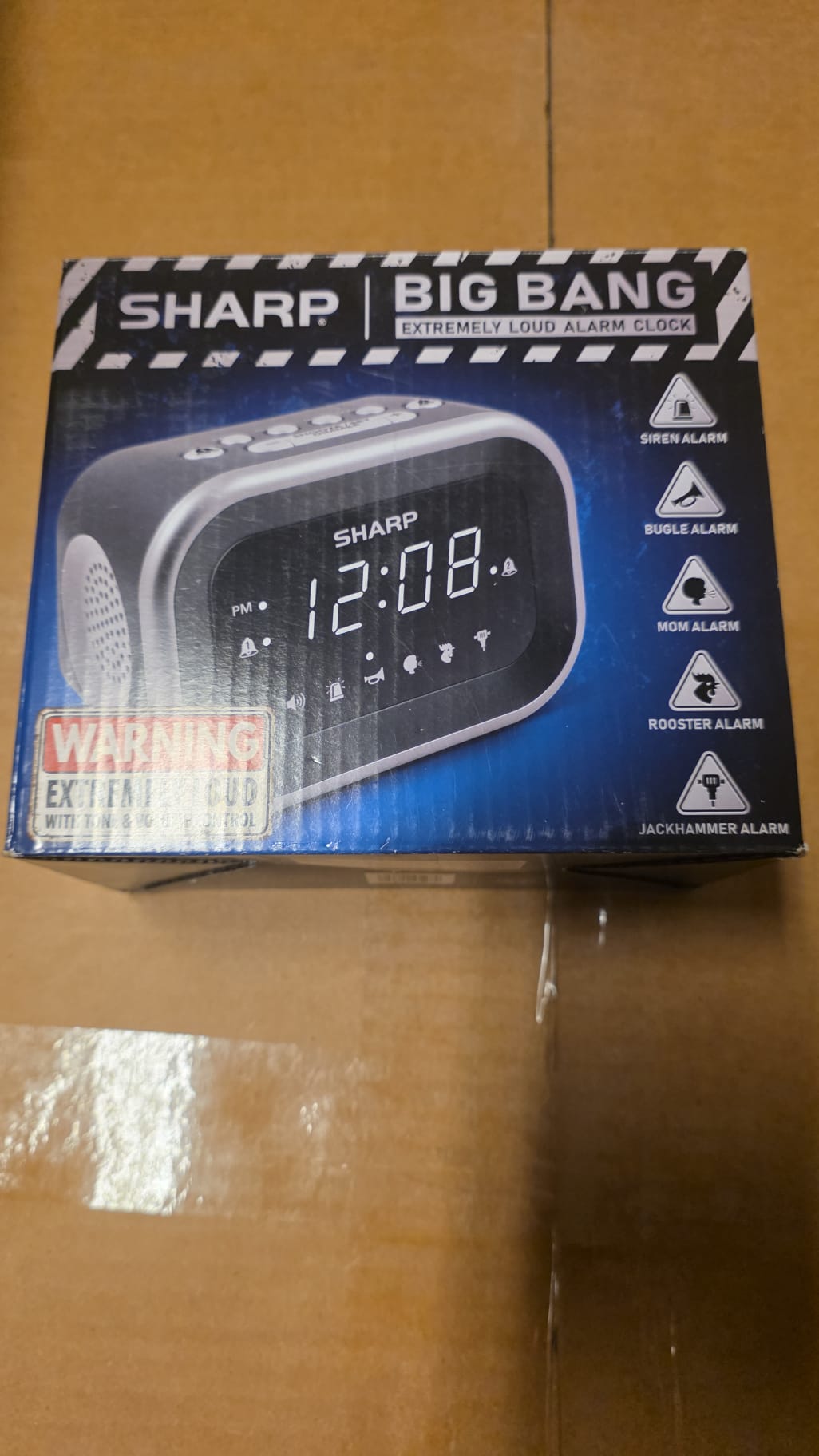 Sharp Big Bang Extremely Loud Alarm Clock 74