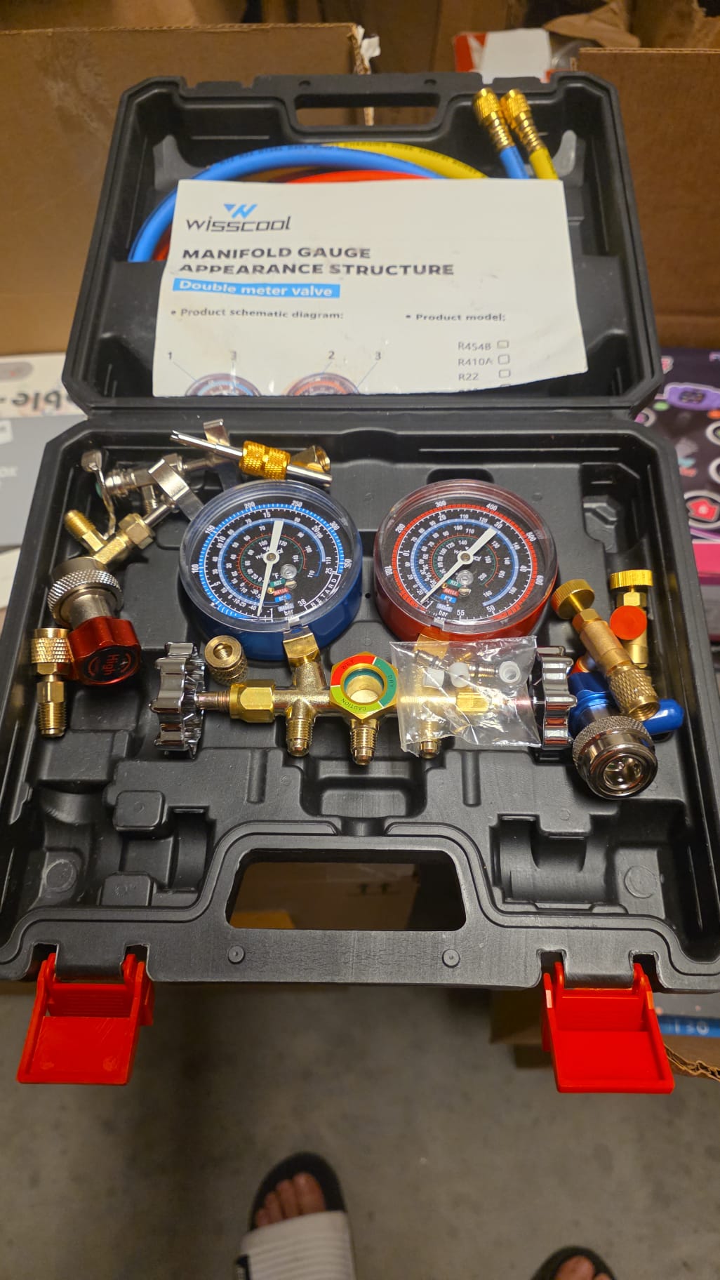 Wisscool HVAC A2L Manifold Gauge Set 7071