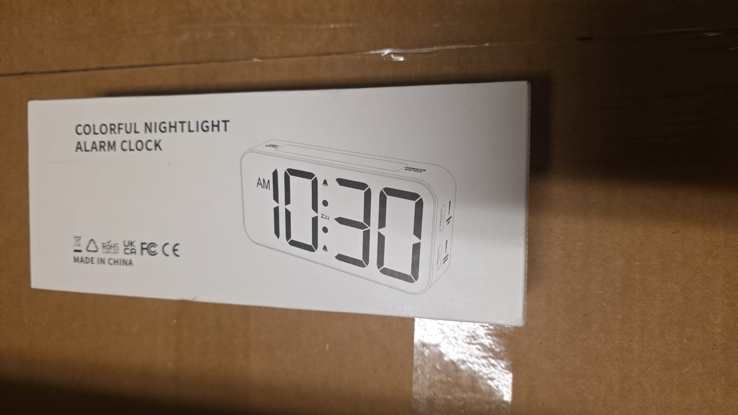Colorful Nightlight Alarm Clock 73
