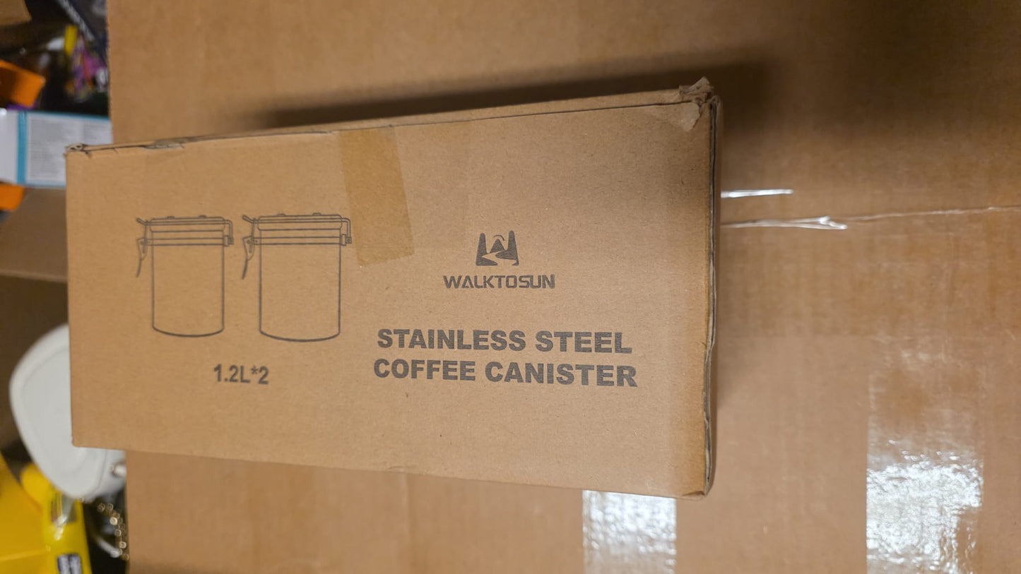 WALKTOSUN Stainless Steel Coffee Canister 78