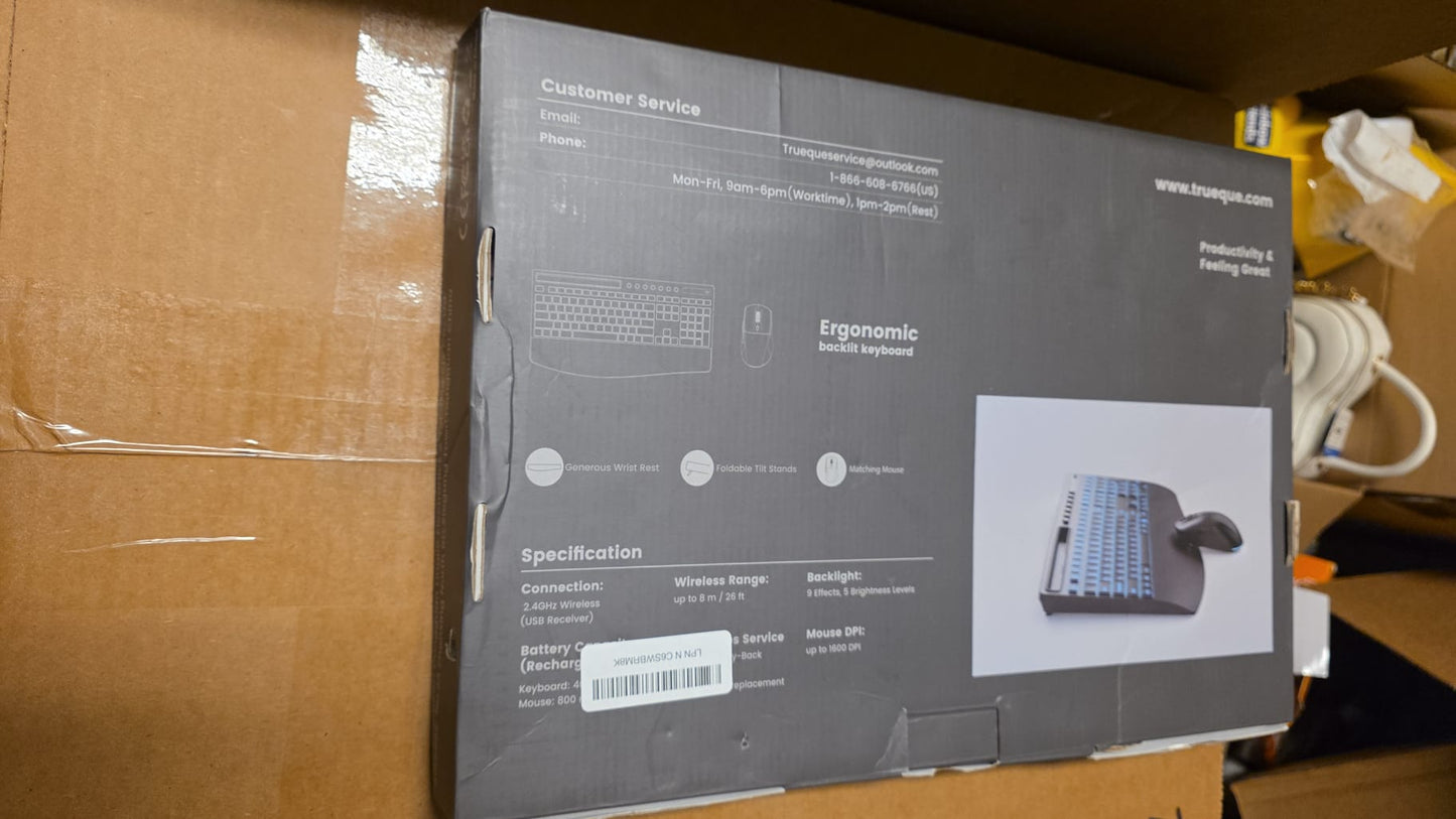 Trueque Wireless Keyboard and Mouse Combo 85