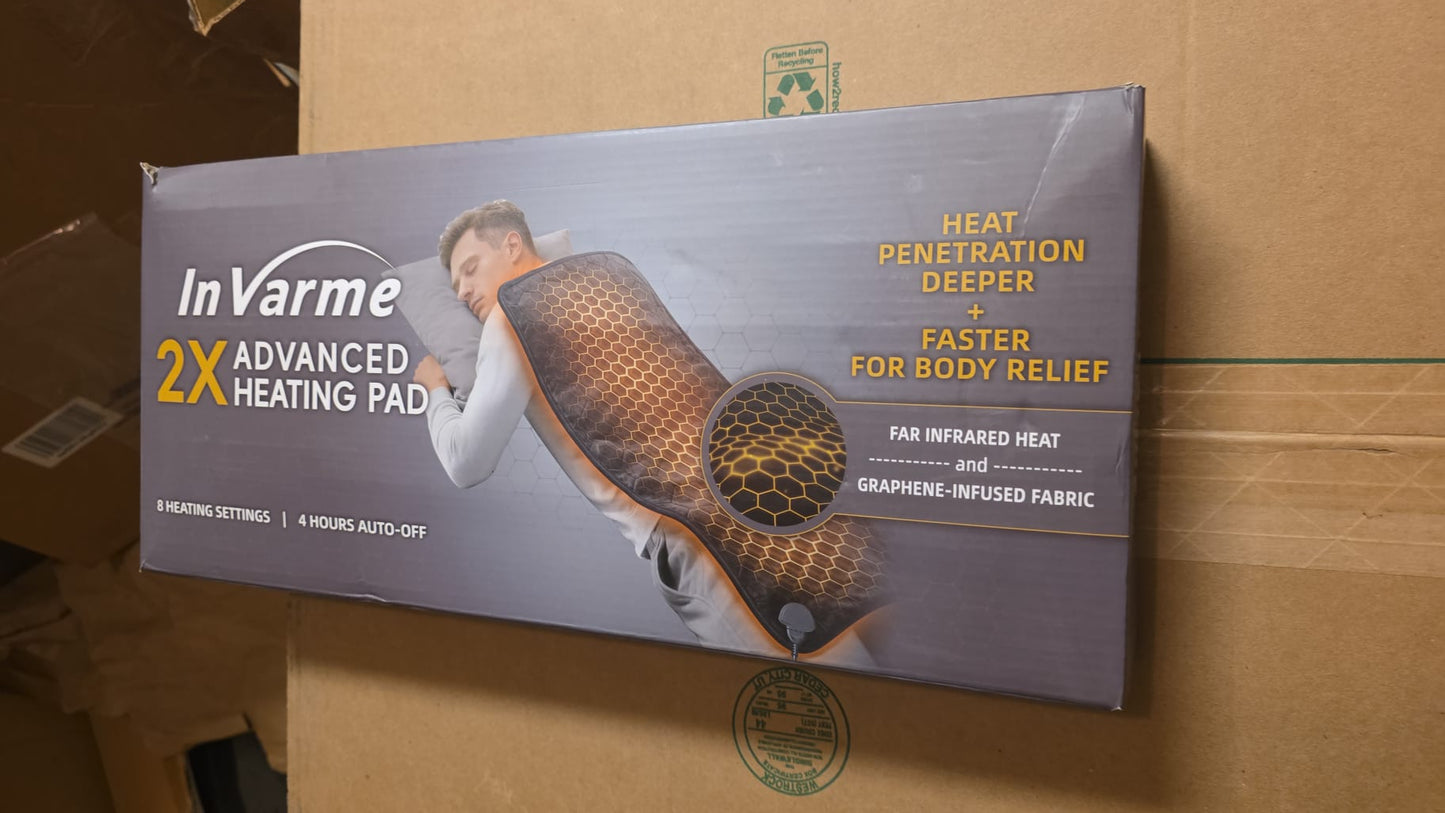 InVarme 2X Advanced Heating Pad for Full Back Neck Shoulders 86