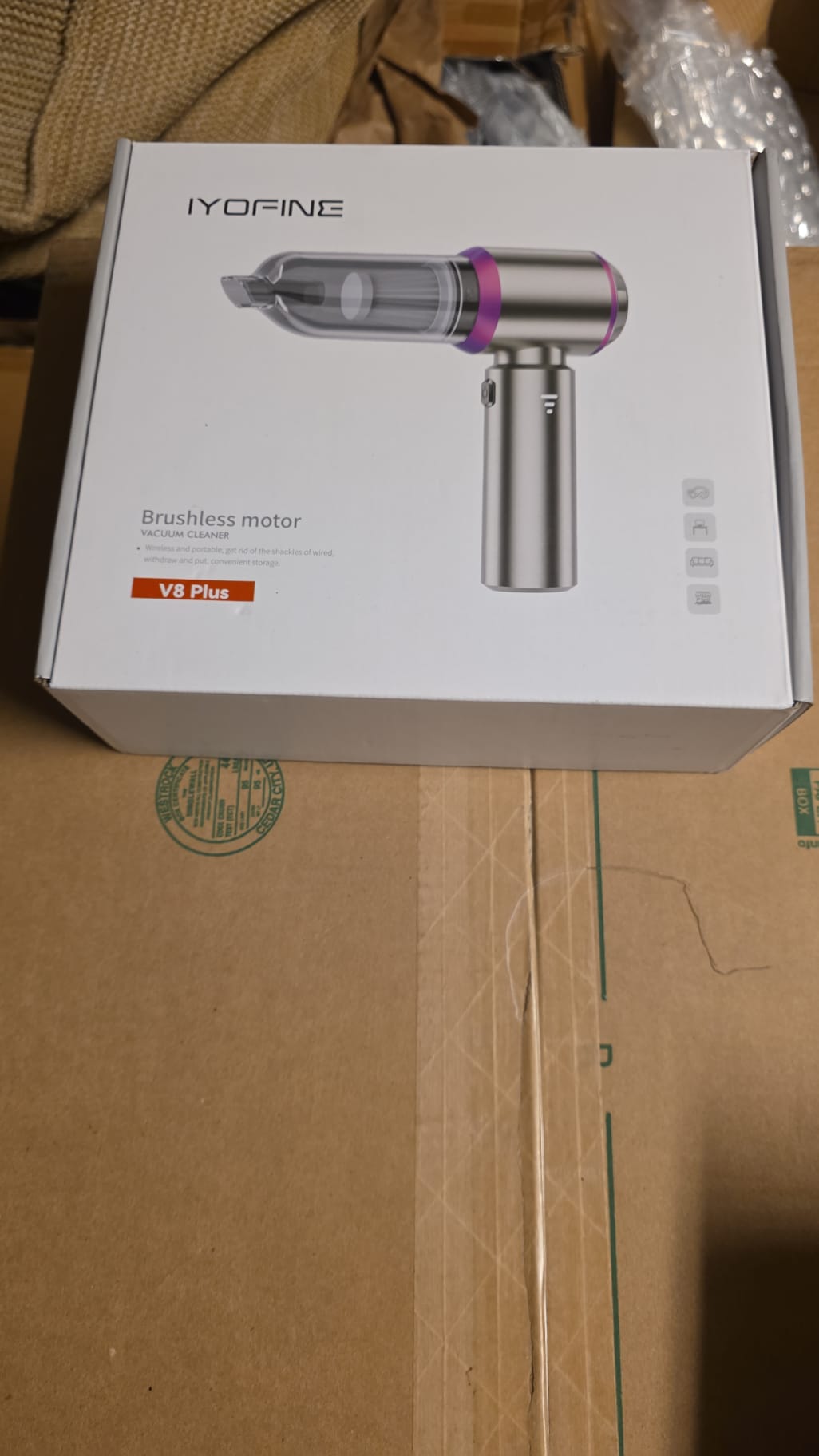 IYOFINE Brushless Motor Vacuum Cleaner V8 Plus 88