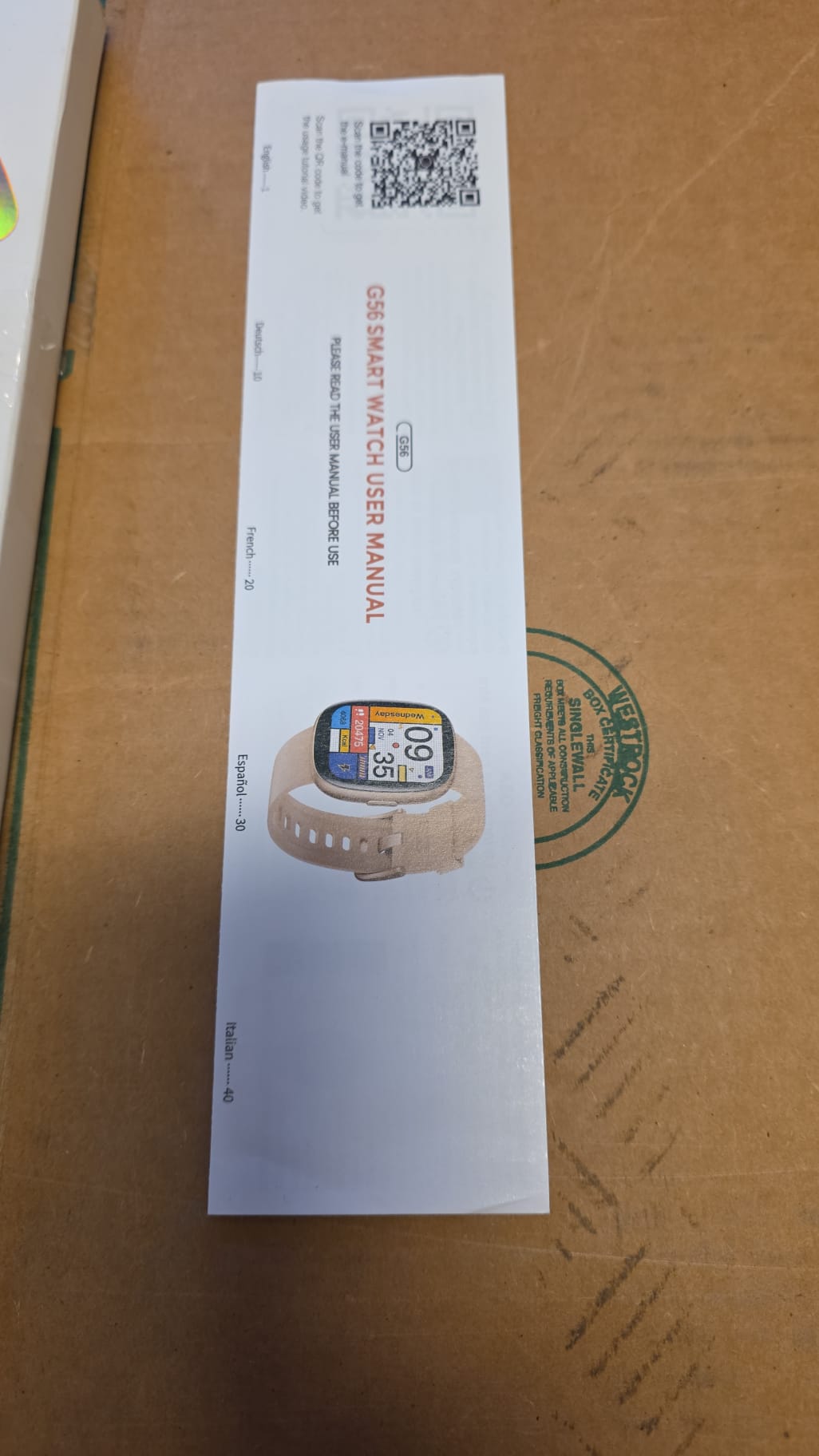 Smart Watch G59 Pink with 3 Bands 89