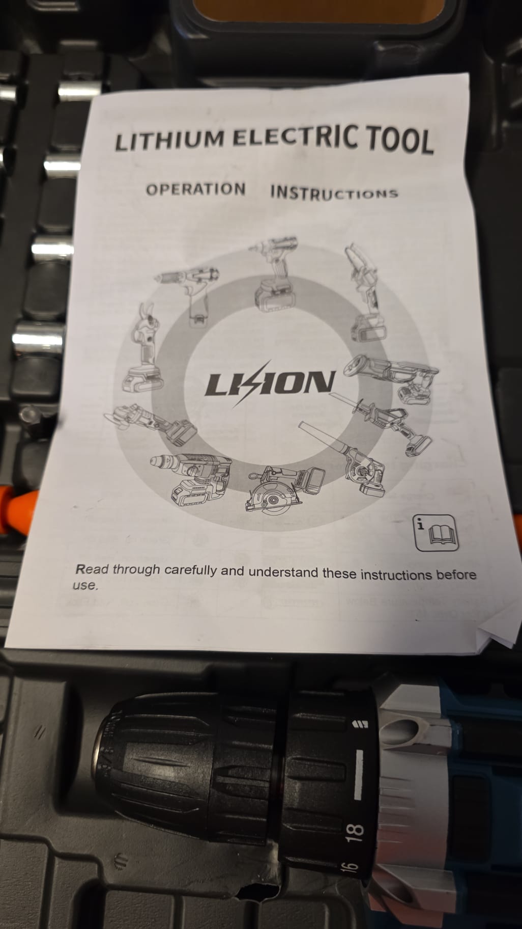 Lision Cordless 12V Lithium Electric Drill 91